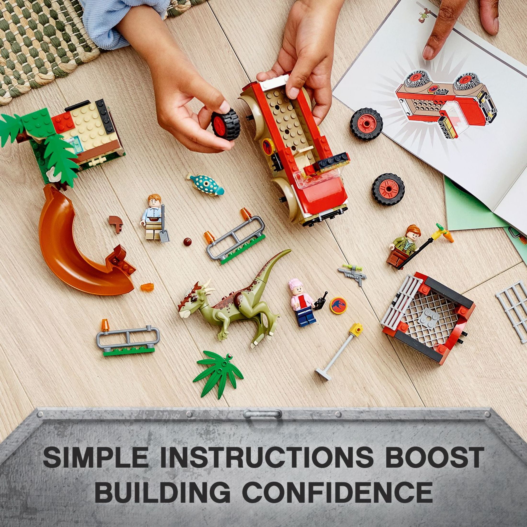 LEGO Jurassic World Stygimoloch Dinosaur Escape 76939 Building Toy Playset for Kids (129 Pieces) - Image 4