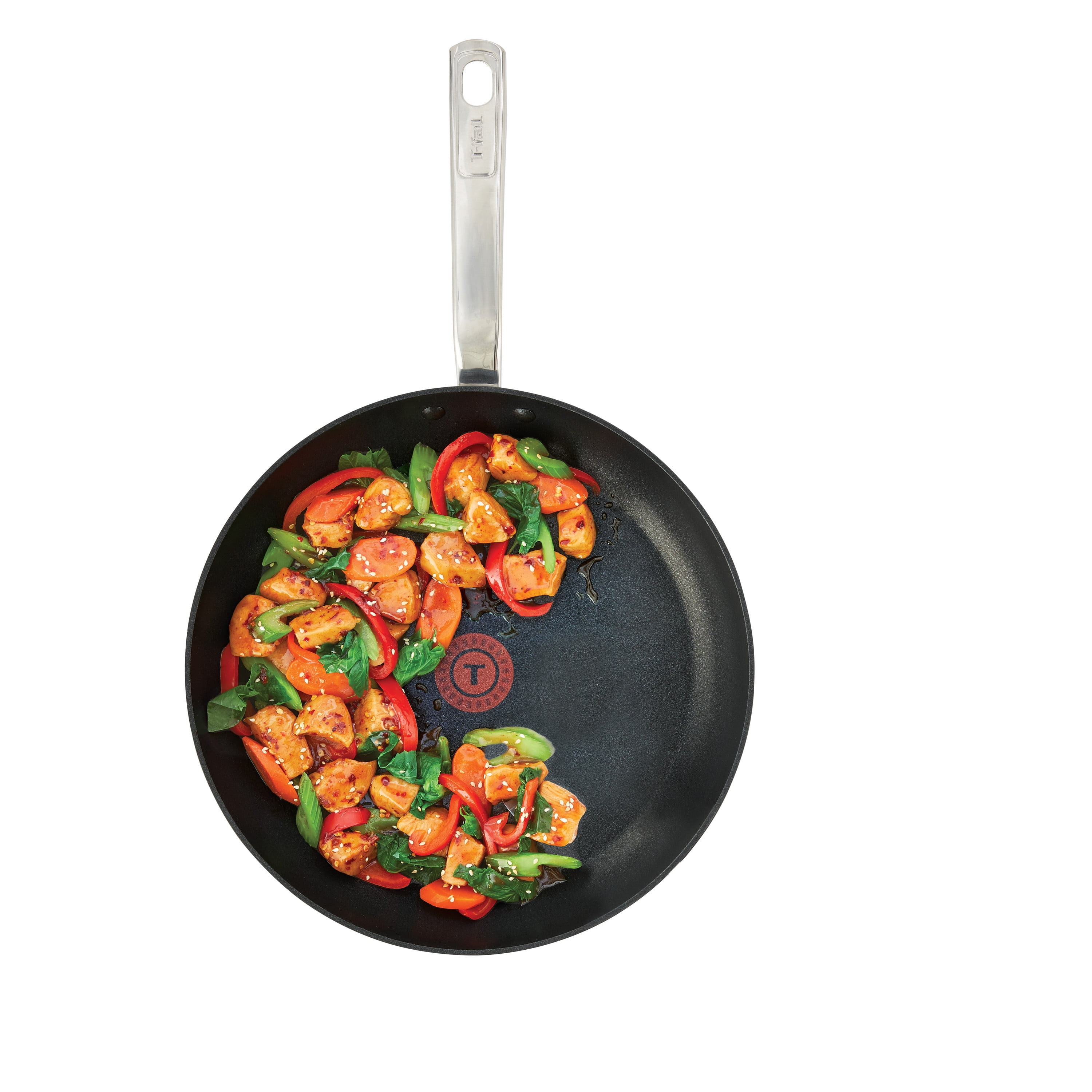 T-fal Expert Pro Platinum Non-Stick 12" Frypan, Black - Image 2