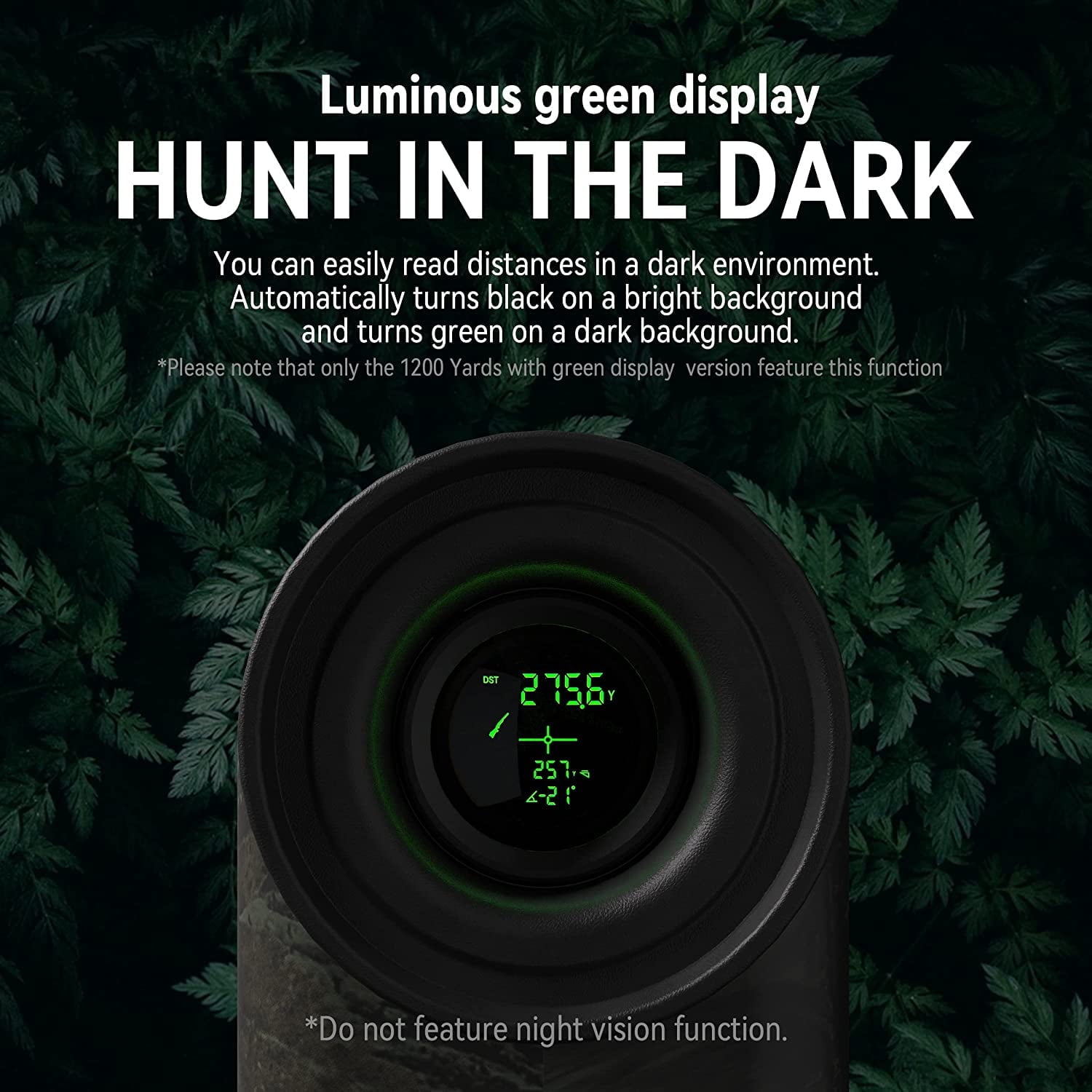 Gogogo Sport Vpro1200 Yards High Transmittance LCD Laser Rangefinder, Camo - Image 2