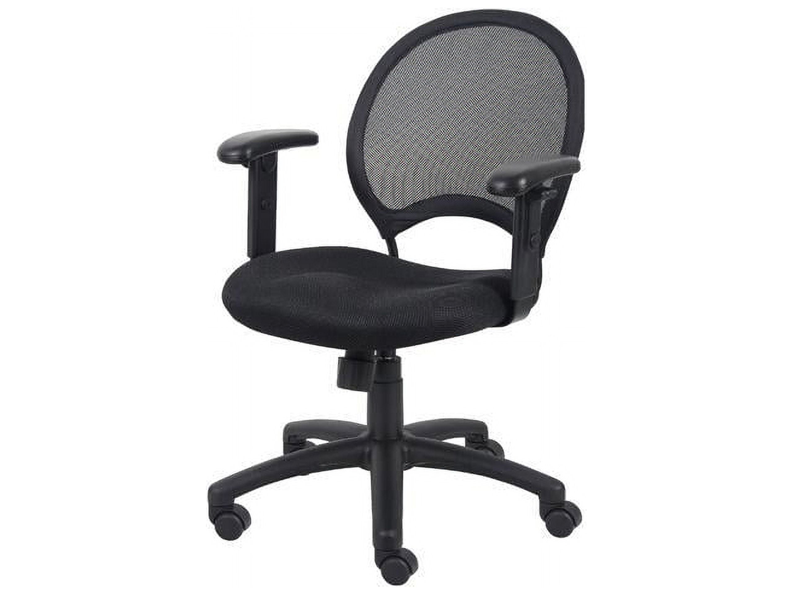 Boss Office Products Mesh Chair With Adjustable Arms - Image 8