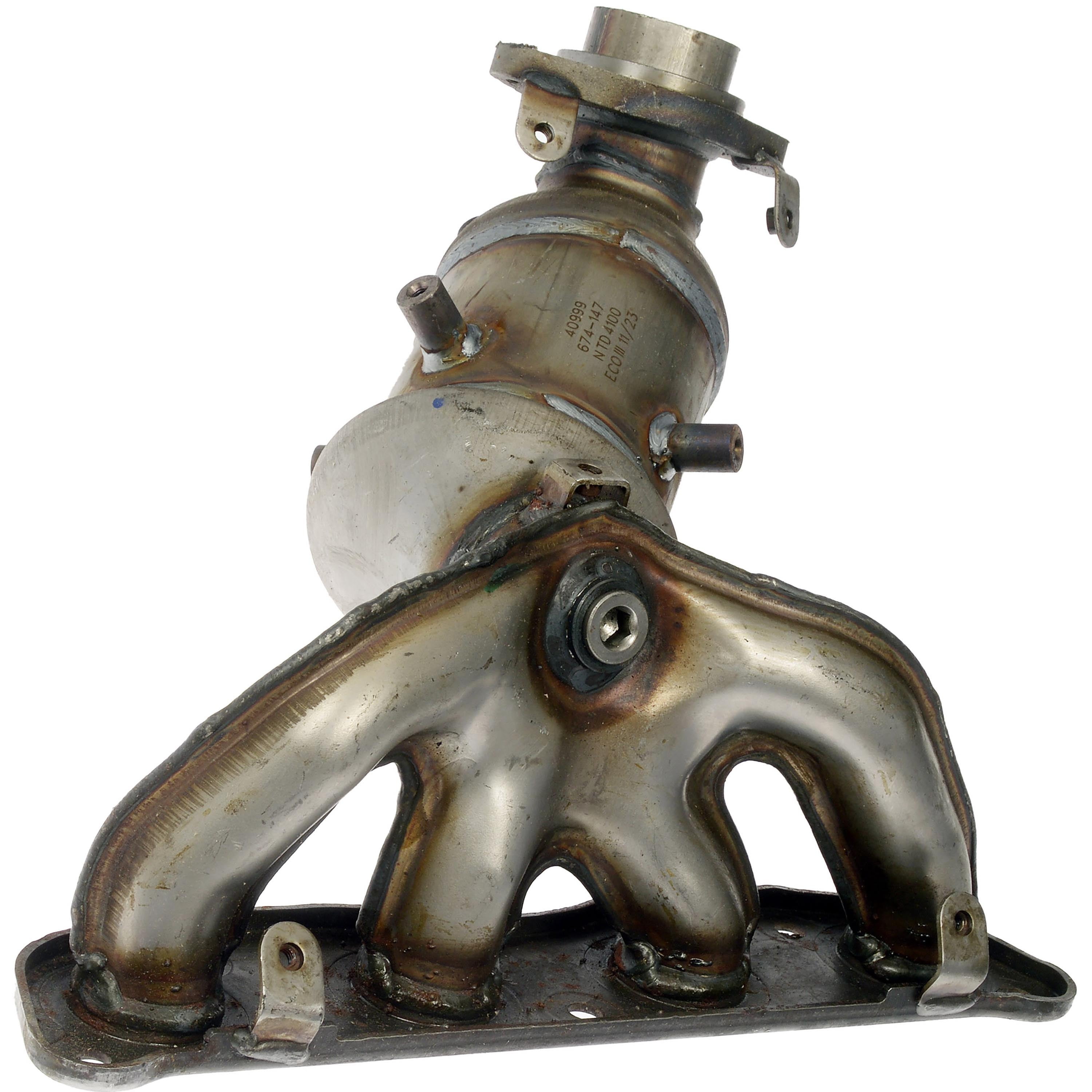 Dorman 674-147 Catalytic Converter with Integrated Exhaust Manifold for Specific Nissan Models, Natural - Image 4