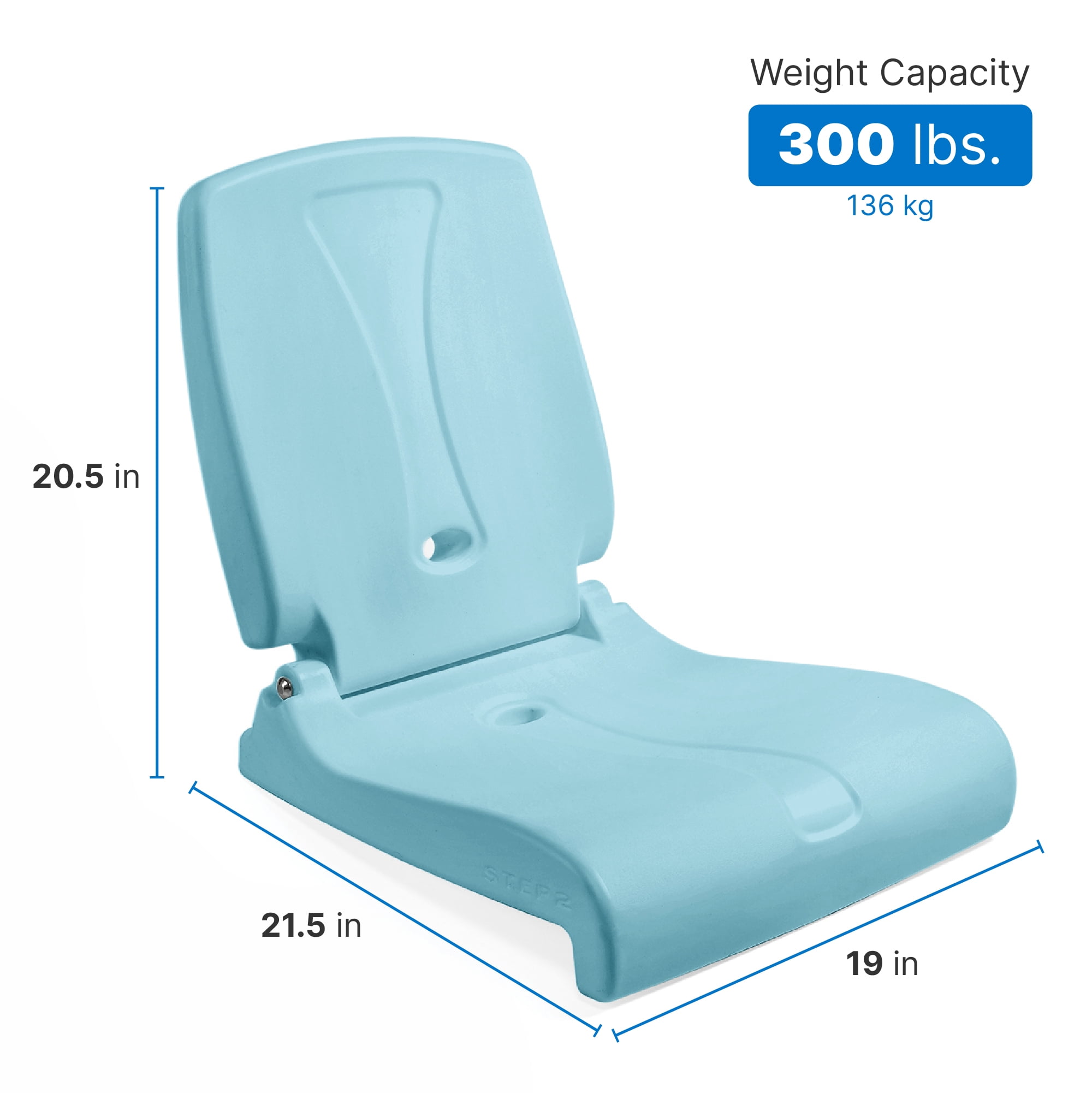 Step2 Flip Seat Capri Pool Chair Portable Foldable Seat with Back Support - Image 10