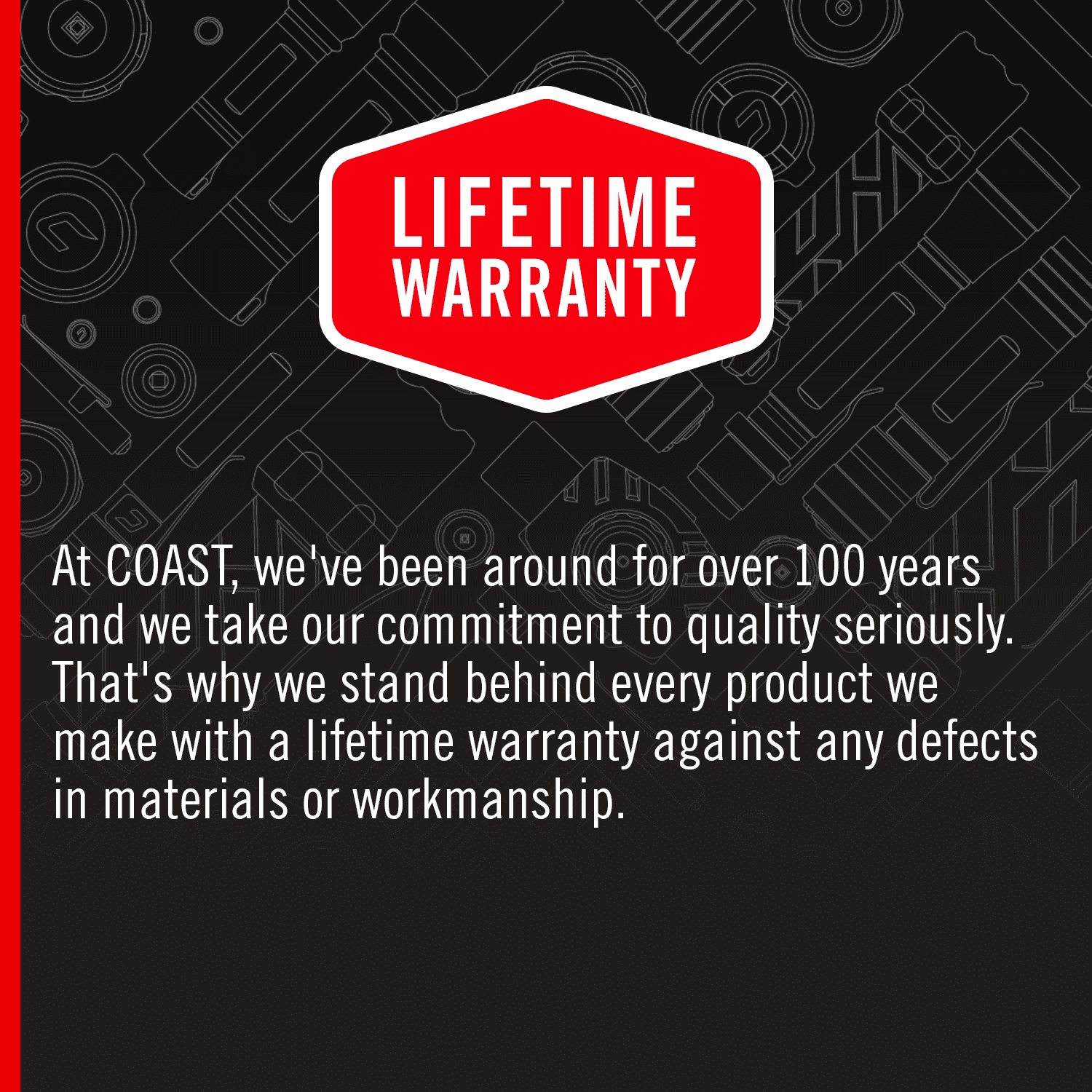 COAST SLAYER 1150 Lumen Rechargeable LED Flashlight – USB-C, Dual Optic, Waterproof - Image 11