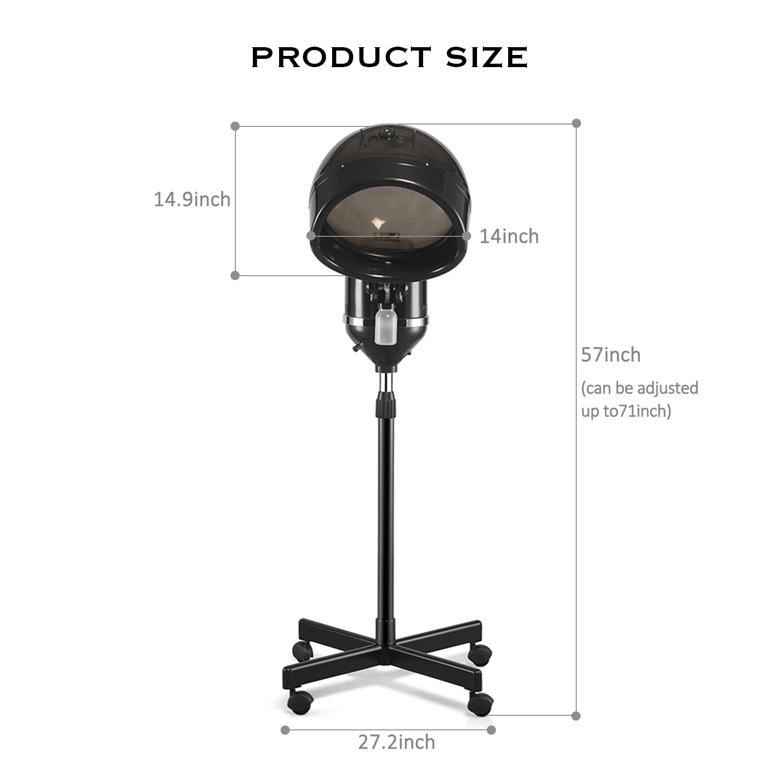 Artist Hand Professional Hair Steamer Hairdressing Care Hooded Processor Beauty Salon - Image 3