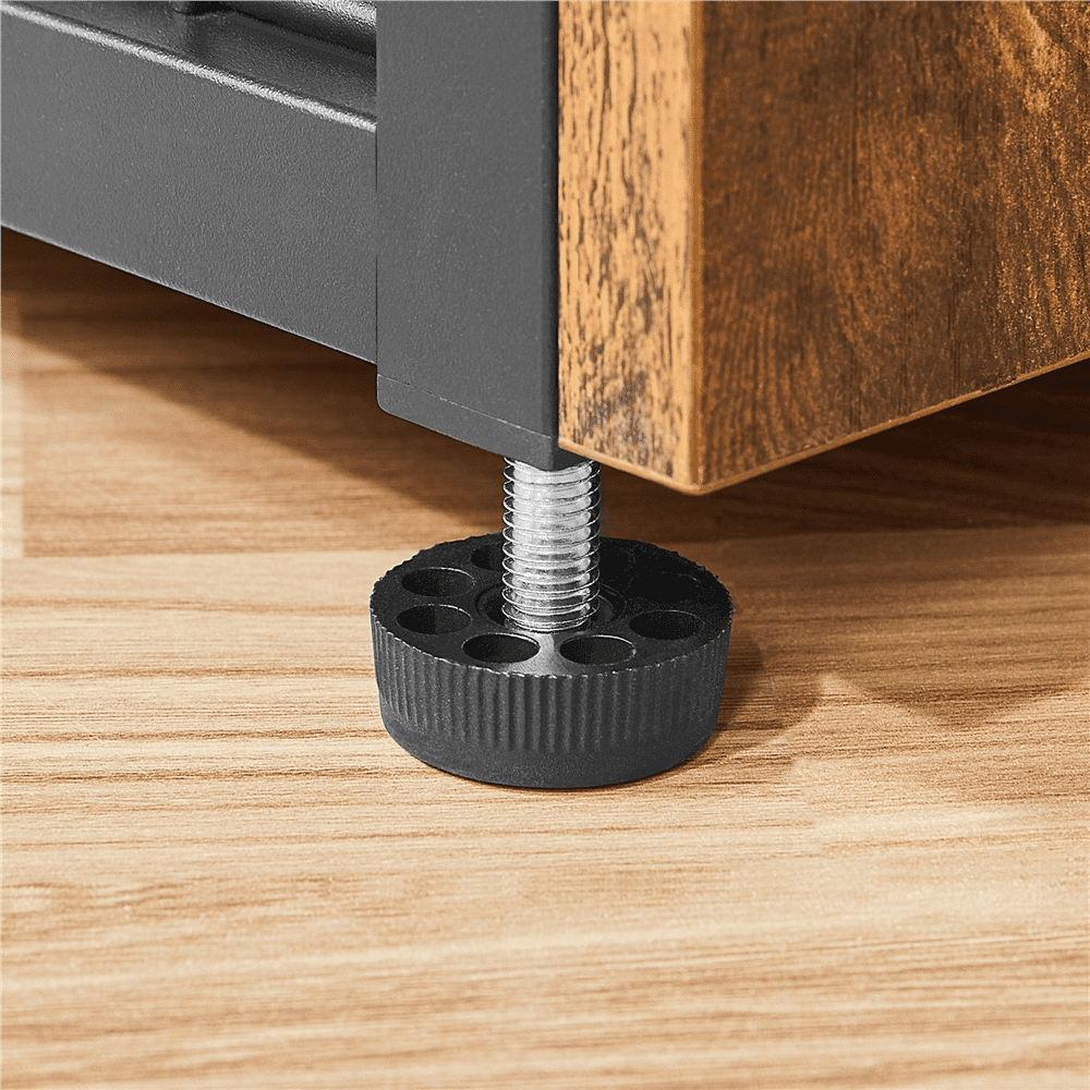 Alden Design 27.5″ W Dog Crate Furniture Small Rustic Industrial Wooden Dog Kennel - Image 3