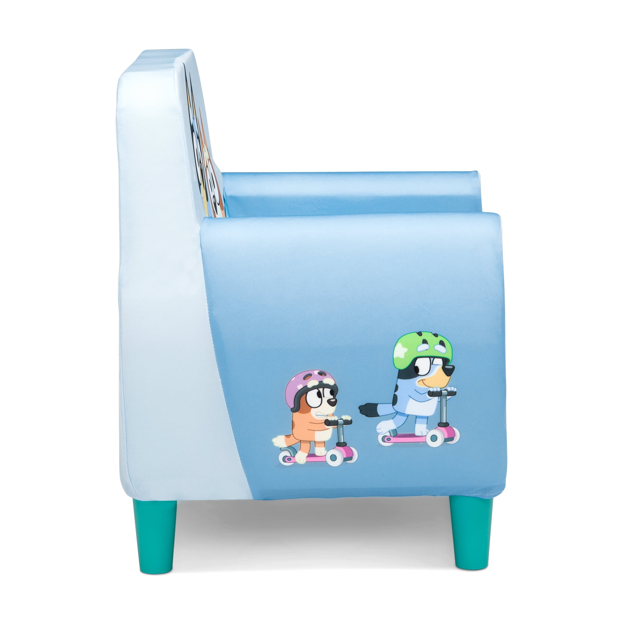 Bluey Foam Chair by Delta Children, Blue - Image 2