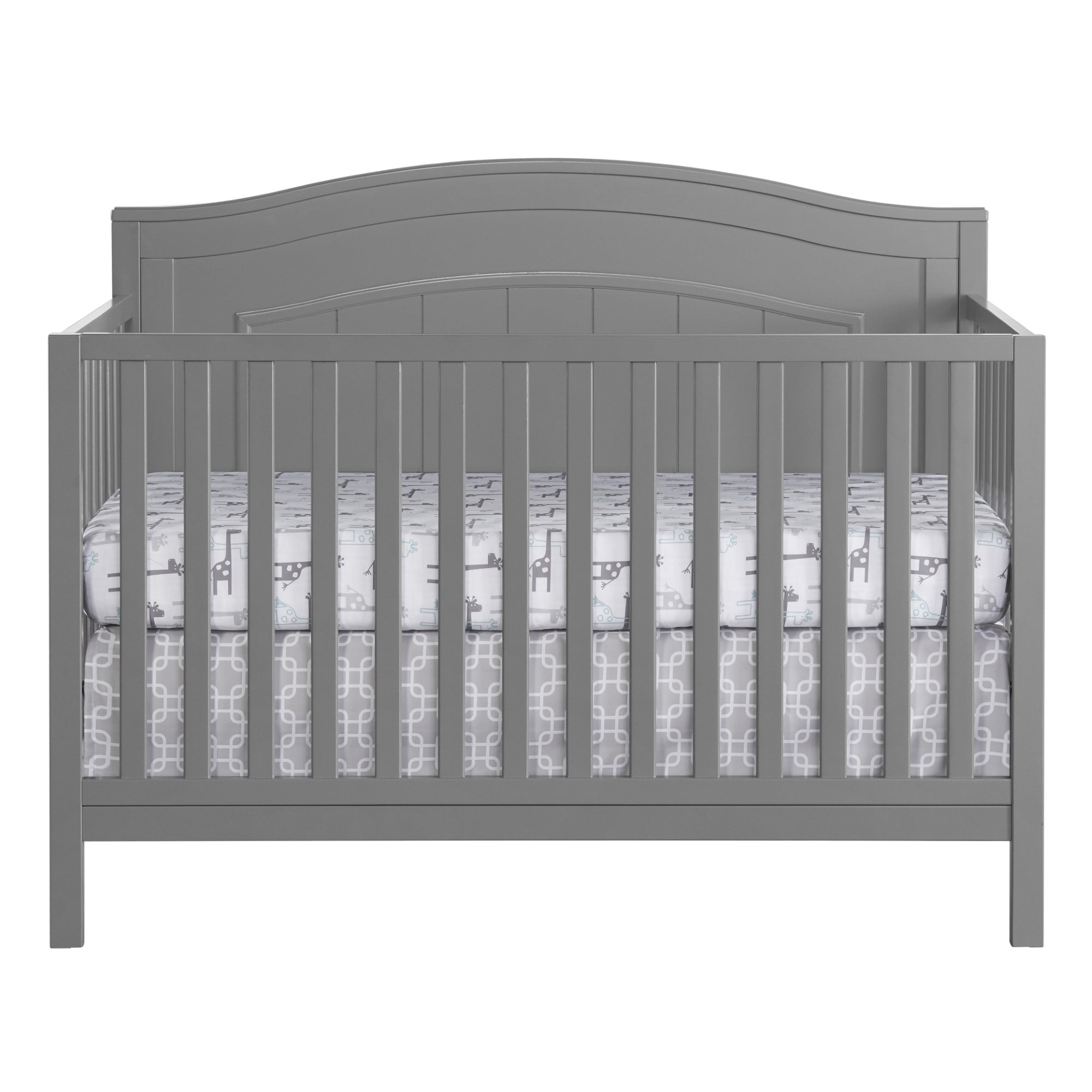 Oxford Baby North Bay 4-in-1 Convertible Crib, Dove Gray, GREENGUARD Gold Certified, Wooden Crib - Image 15
