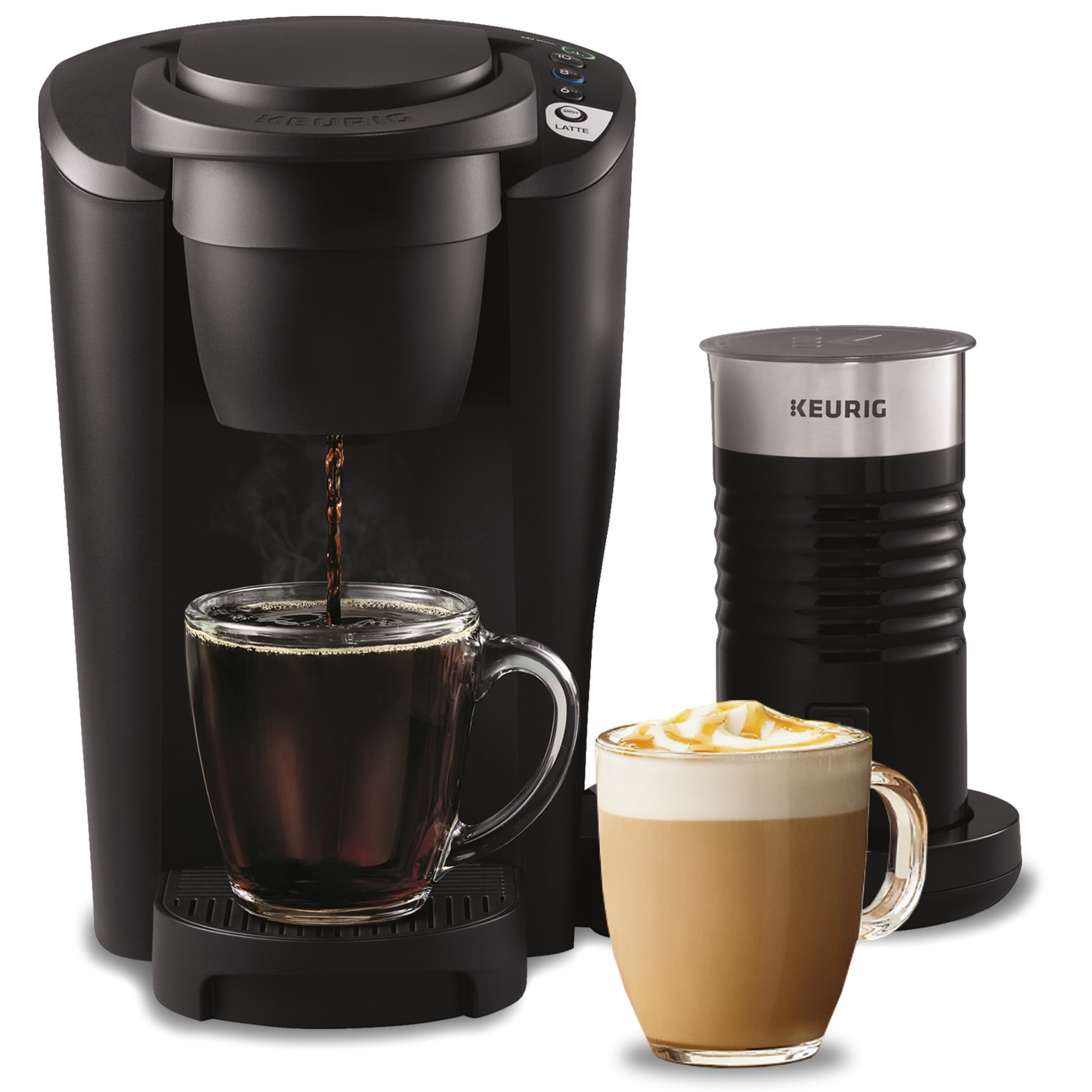 Keurig K-Latte Single Serve K-Cup Coffee and Latte Maker, Black - Image 3