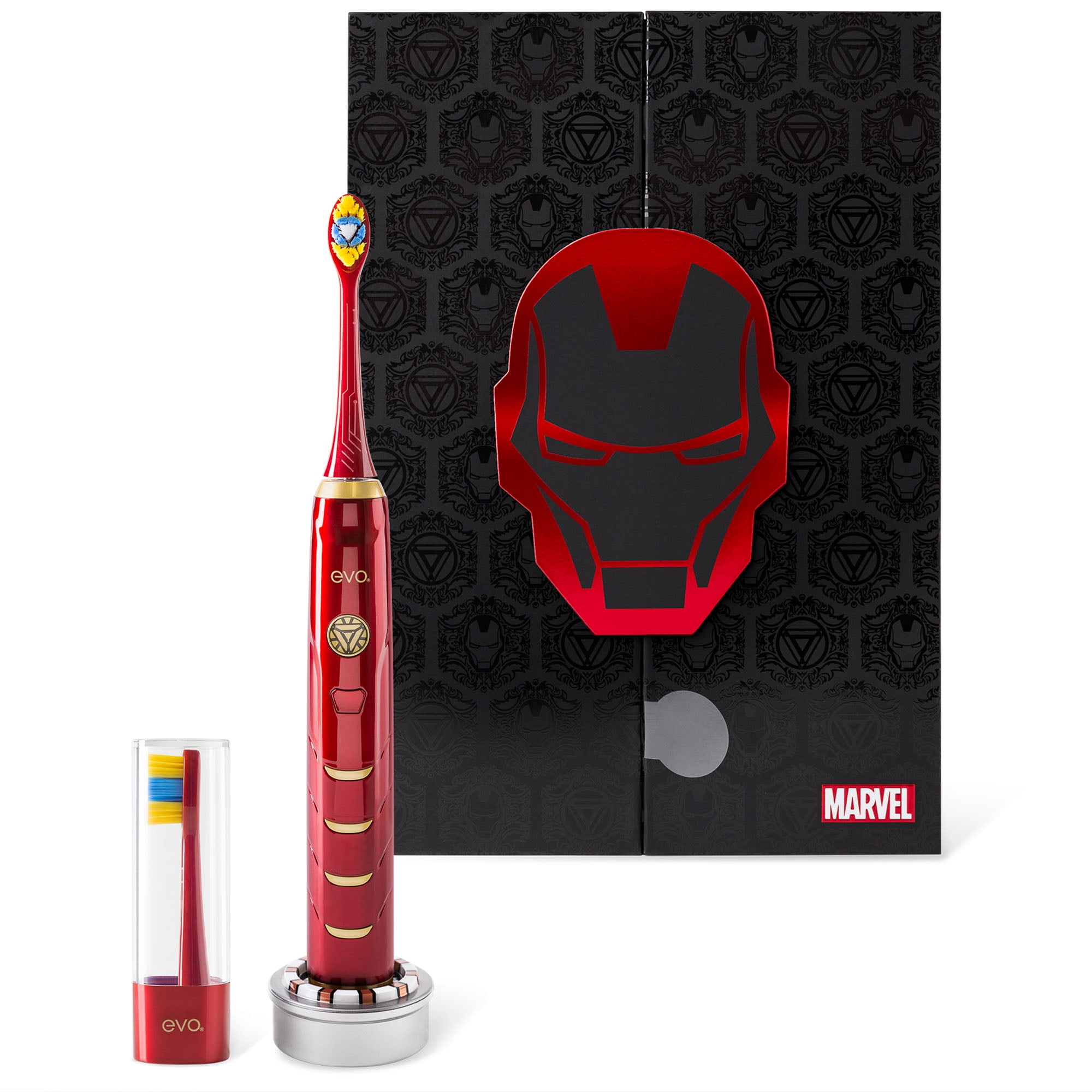 EVO IRM-1 Rechargeable Iron Man Sonic Toothbrush with Travel Case for Adults, Collector's Edition - Image 9