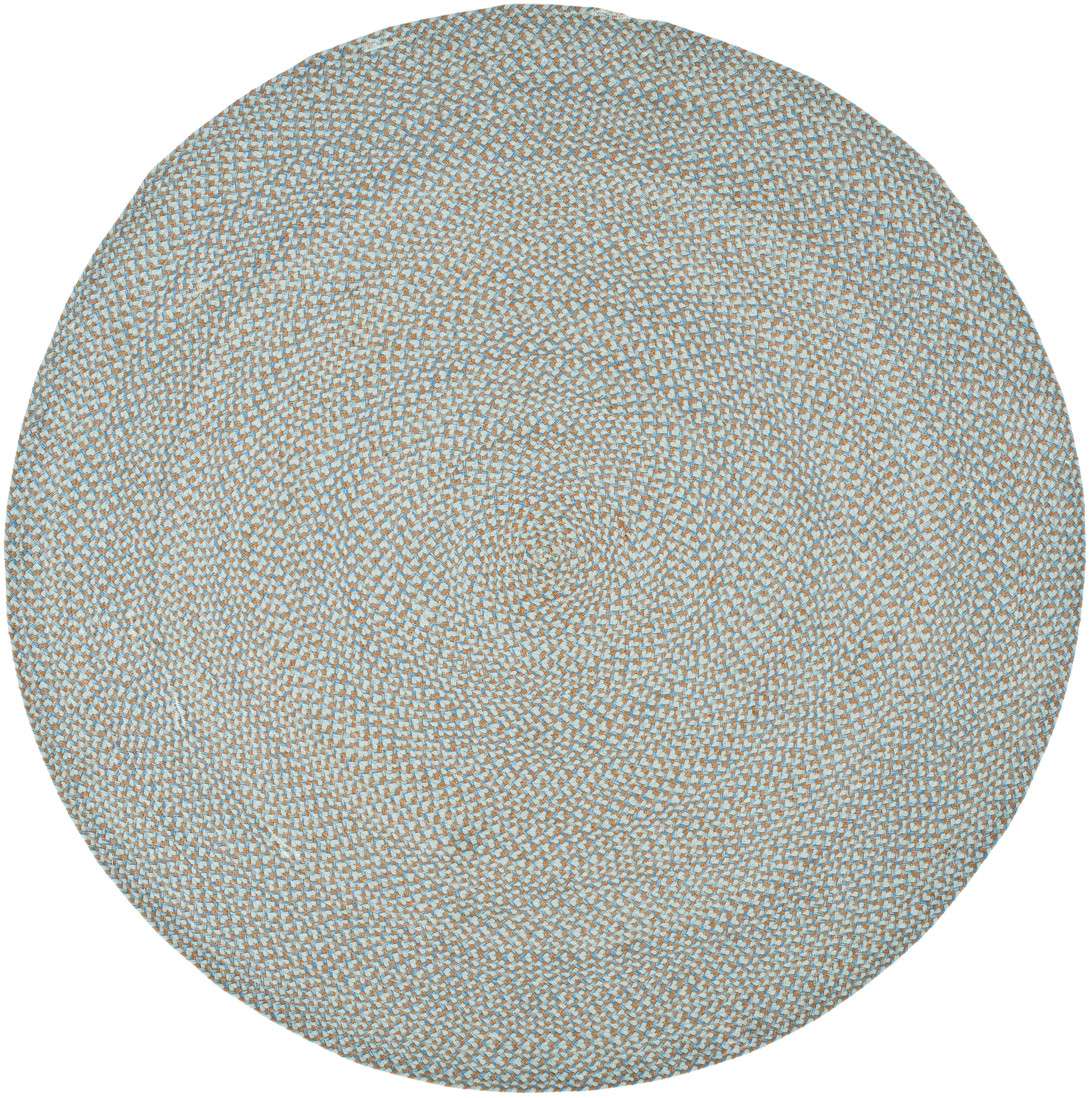 SAFAVIEH Braided Maxwell Solid Cotton Reversible Area Rug, Multi, 6' x 6' Round - Image 2
