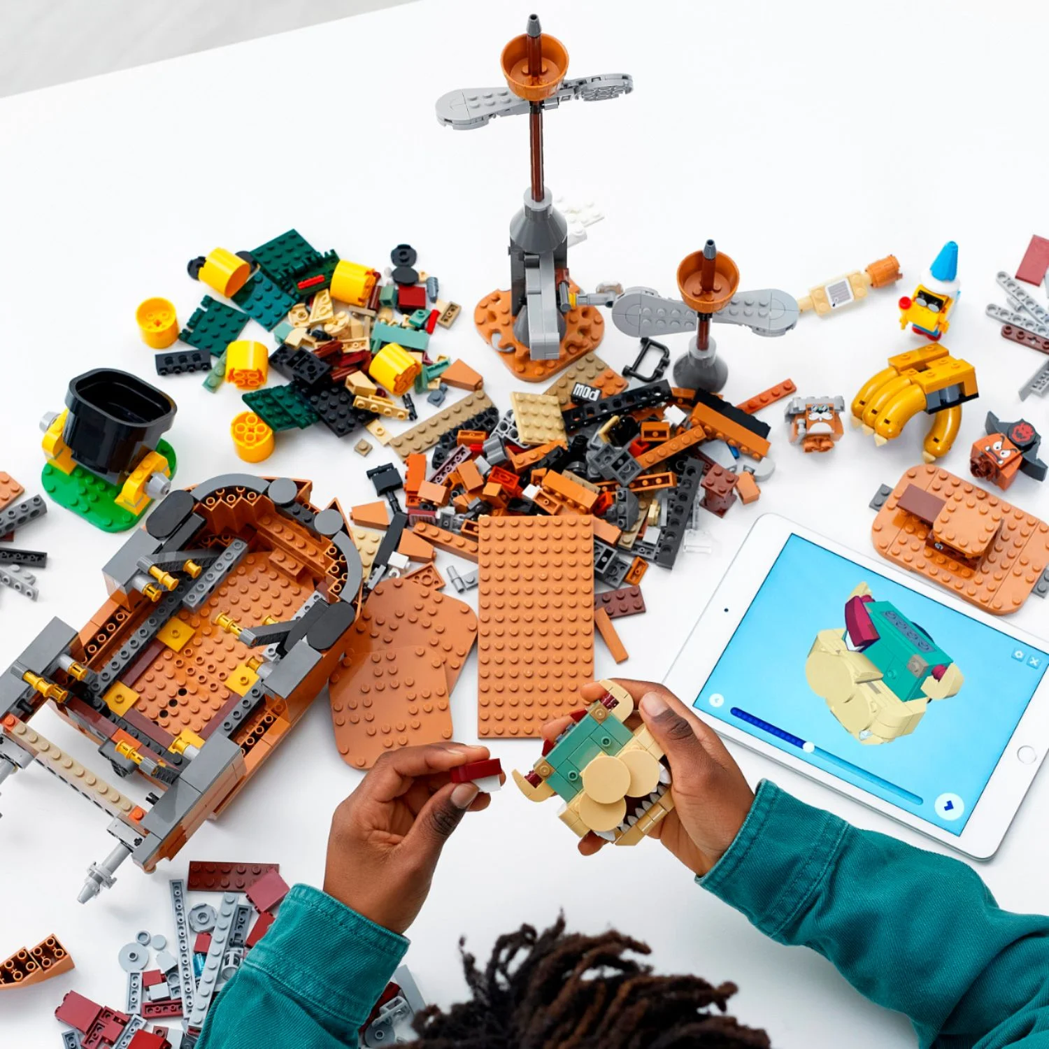 LEGO Super Mario Bowser’s Airship Expansion Set 71391 Collectible Building Toy (1,152 Pieces) - Image 2