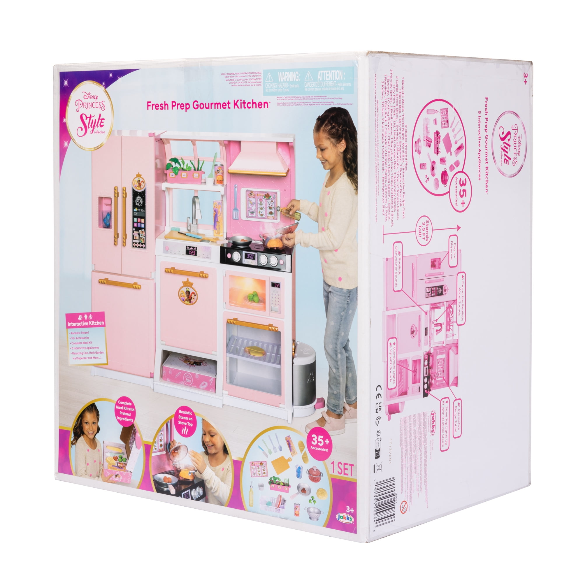 Disney Princess Style Collection Fresh Prep Gourmet Kitchen Child 3 to 6 Years, Pink - Image 3