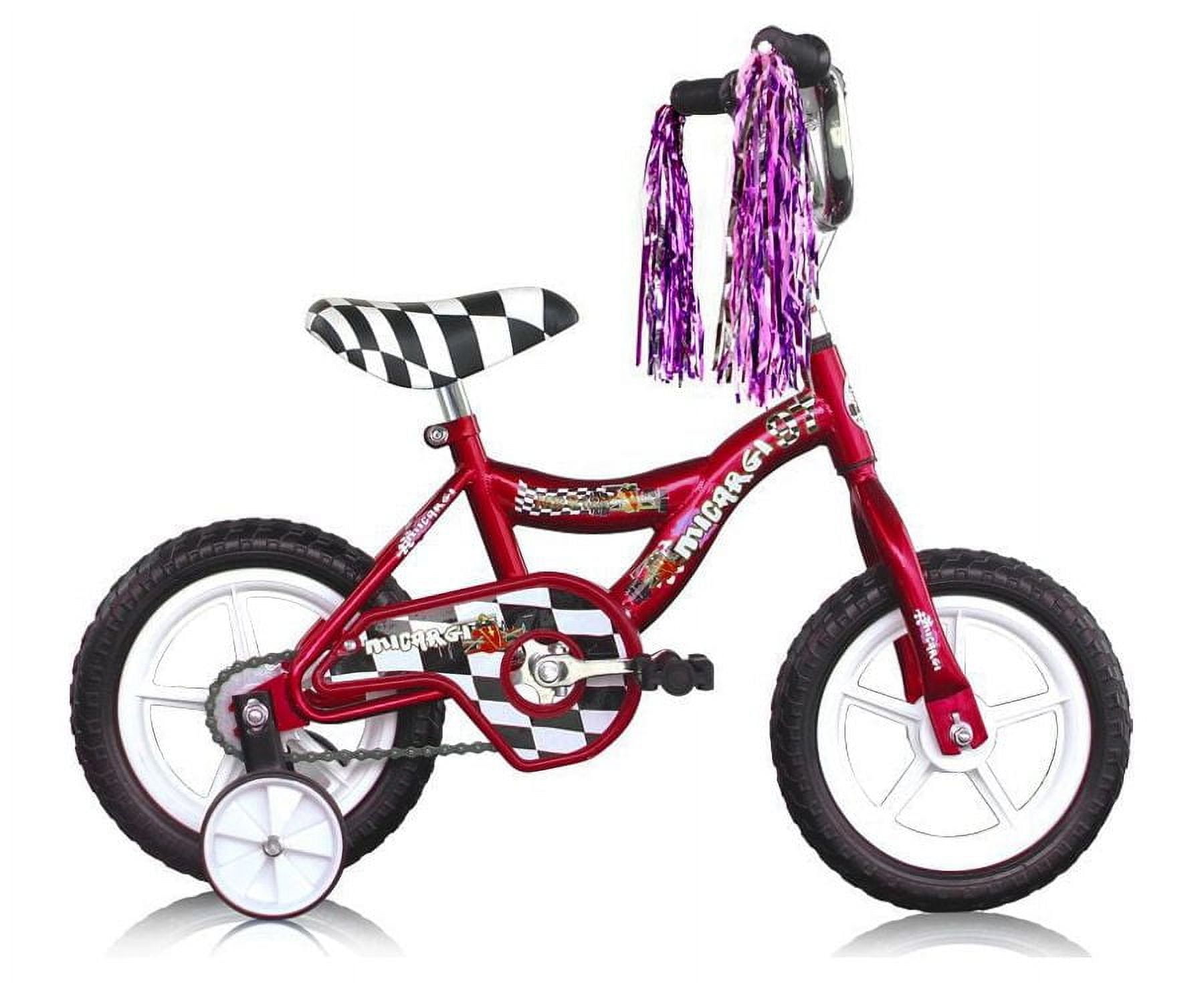 USToyOutlet 12" Kid's Beginner Bicycle for 2-4 Years Old Boys' and Girls' Bike Foam Tire for Indoor Use No Brake - Red - Image 5
