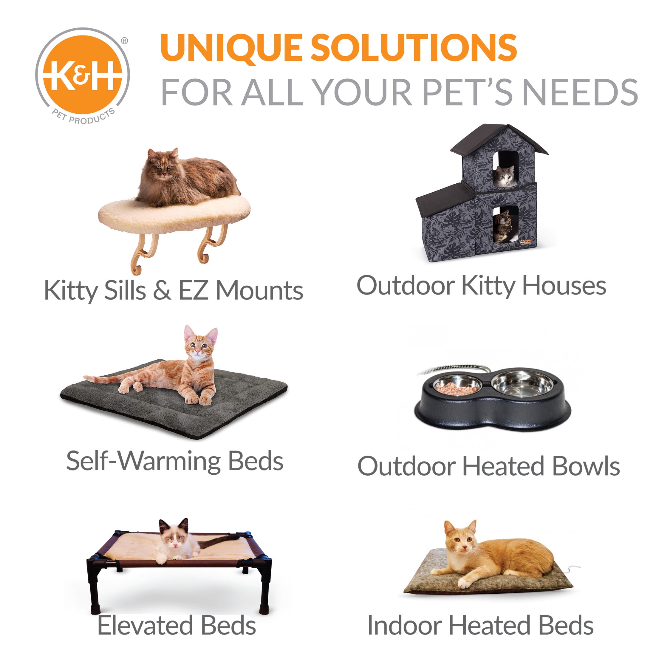 K&H Pet Products Thermo-Pet Nest Heated Cat Bed Gray Small 18 X 15 Inches - Image 2
