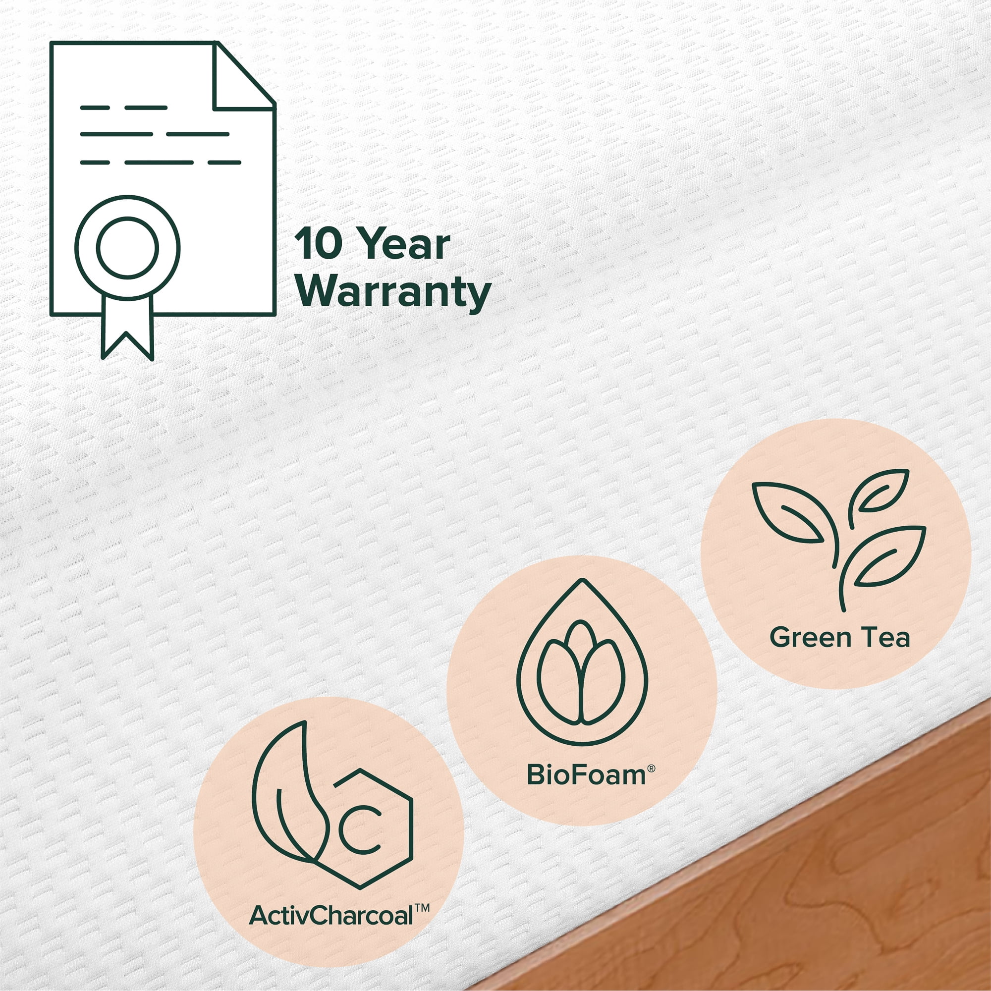 Spa Sensations by Zinus 8" Memory Foam Mattress, Full - Image 2