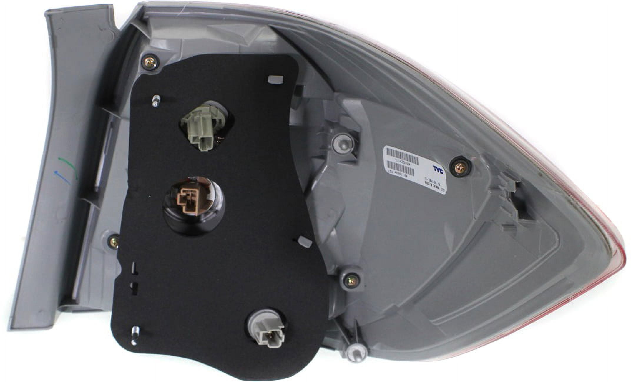 Tail Light Compatible With 2011-2013 Toyota Highlander Left Driver With bulb(s) - Image 2