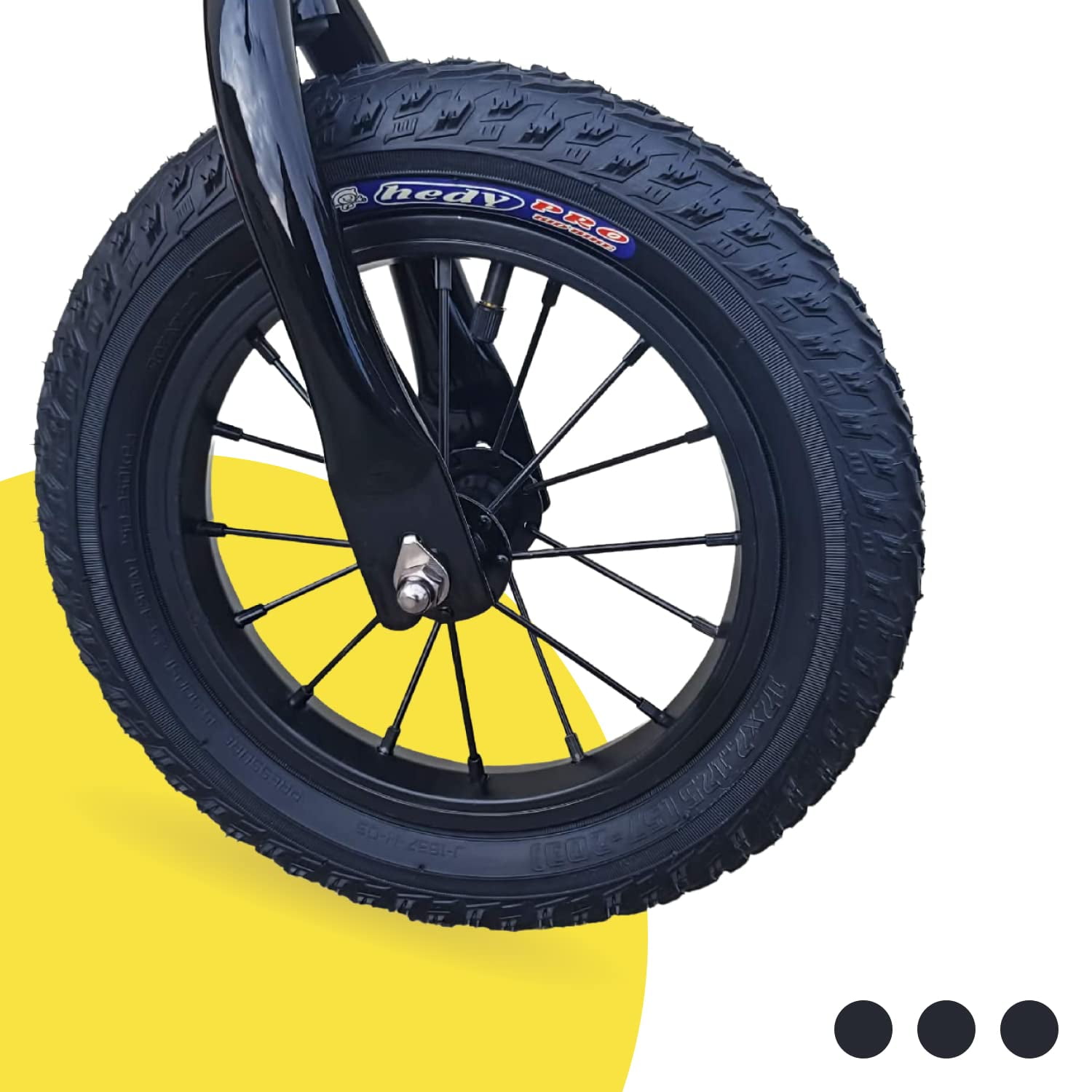 Banana GT Balance Bike - Lightweight Toddler Bike for 2-5 Year Olds - No Pedal Bikes with Adjustable Handlebar and Seat - Aluminium Frame, Air Tires - Strider Balance Bike for Boys and Girls (Yellow) - Image 6