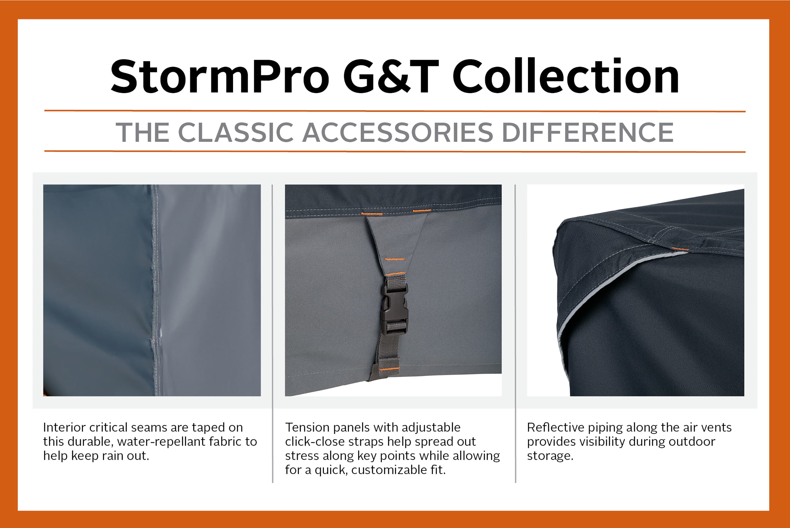 Classic Accessories StormPro™ RainProof Heavy-Duty Compact Utility Tractor Cover - Image 2