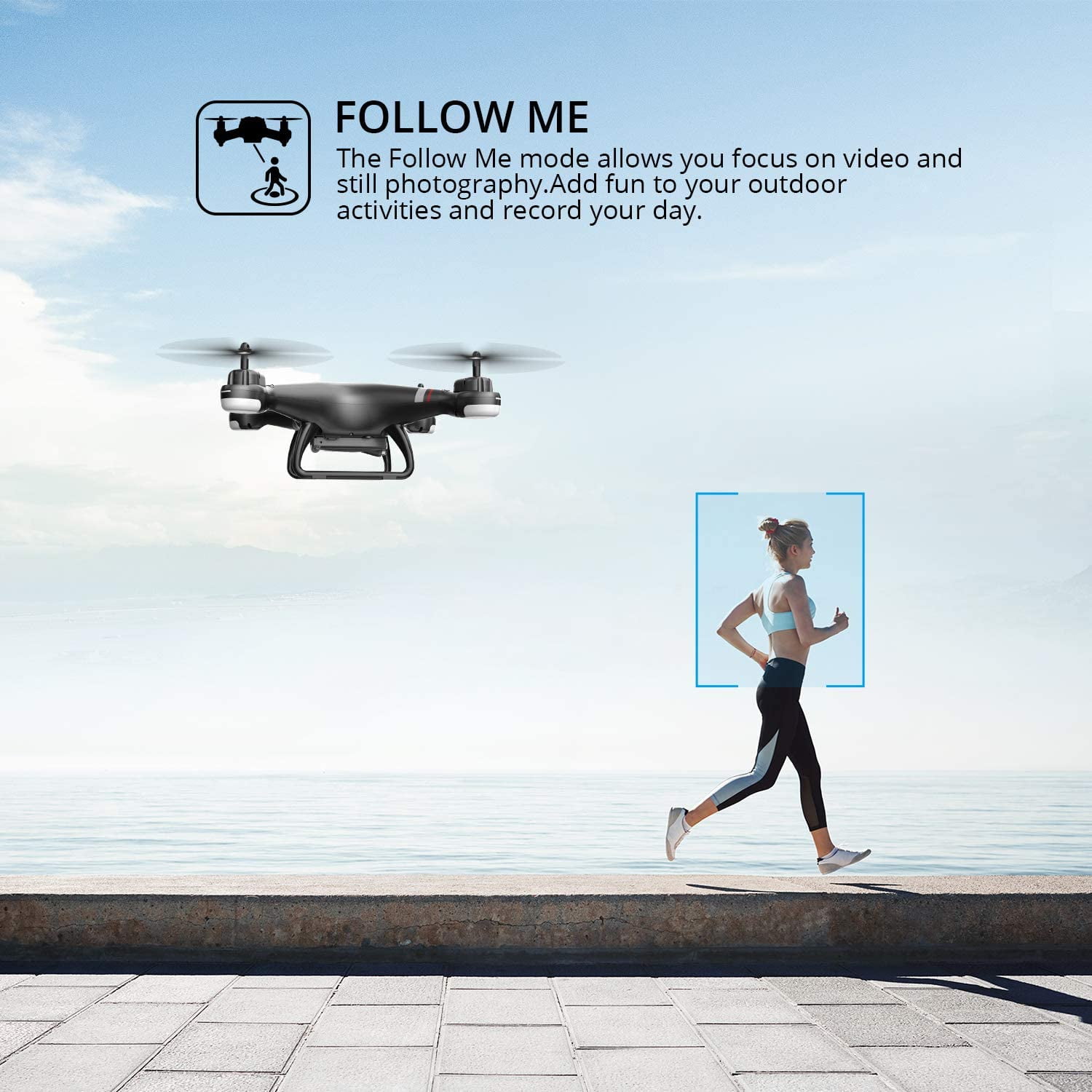 Holy Stone HS110G GPS Drone with 1080P Camera for Adults and Beginners Follow Me Auto Return Home 2 Batteries double the Flight Time - Image 9