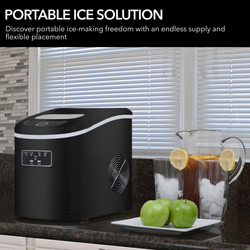 Whynter Compact Portable Ice Maker, 27 lb Capacity, Black - Image 9