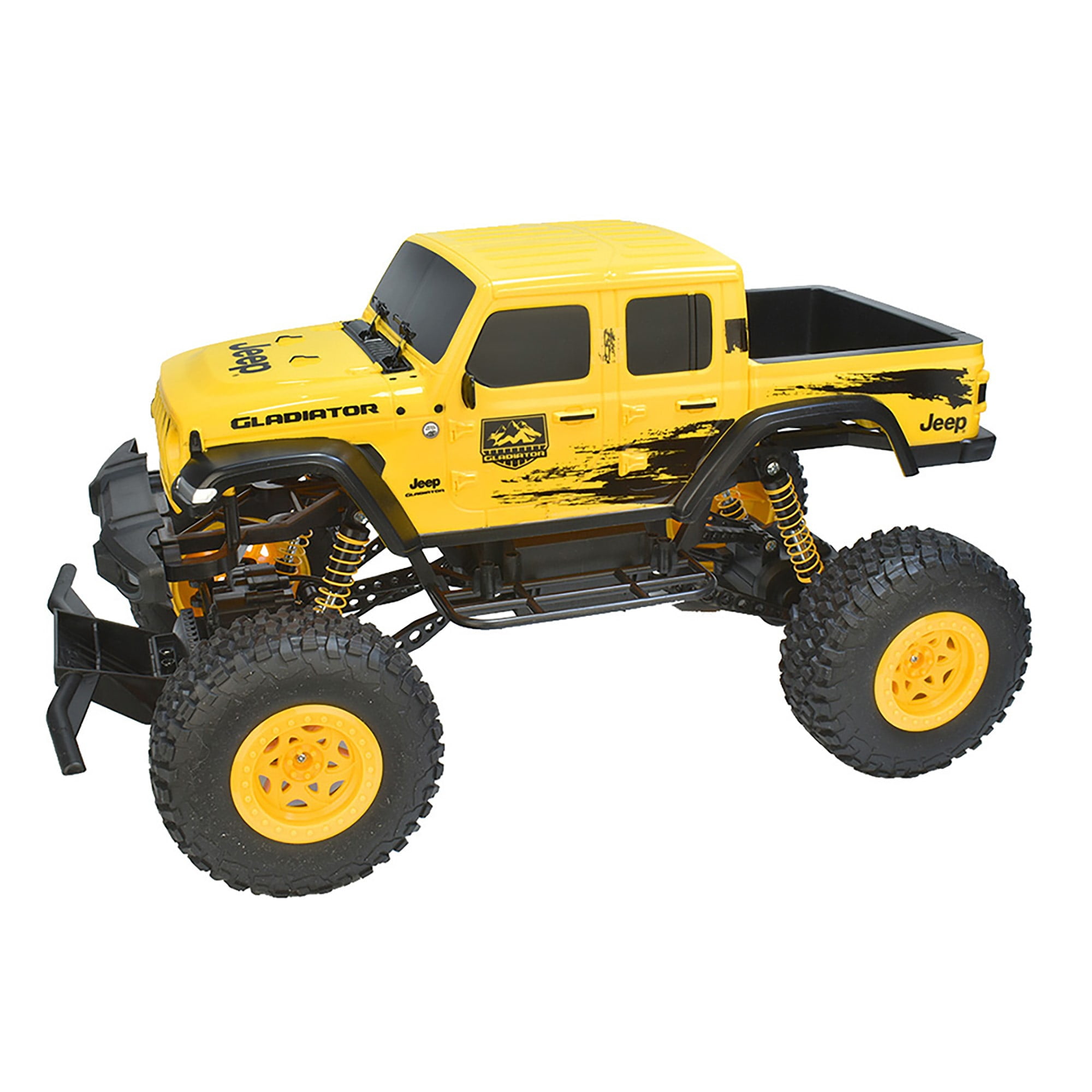 Taiyo: Jeep Gladiator 4WD 1:8 Scale R/C Vehicle in Yellow - Image 2