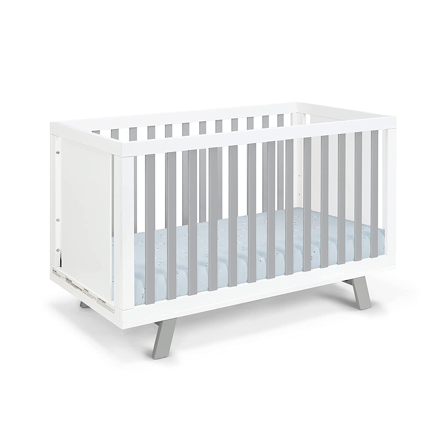Suite Bebe Livia Crib, White & Gray - Image 5