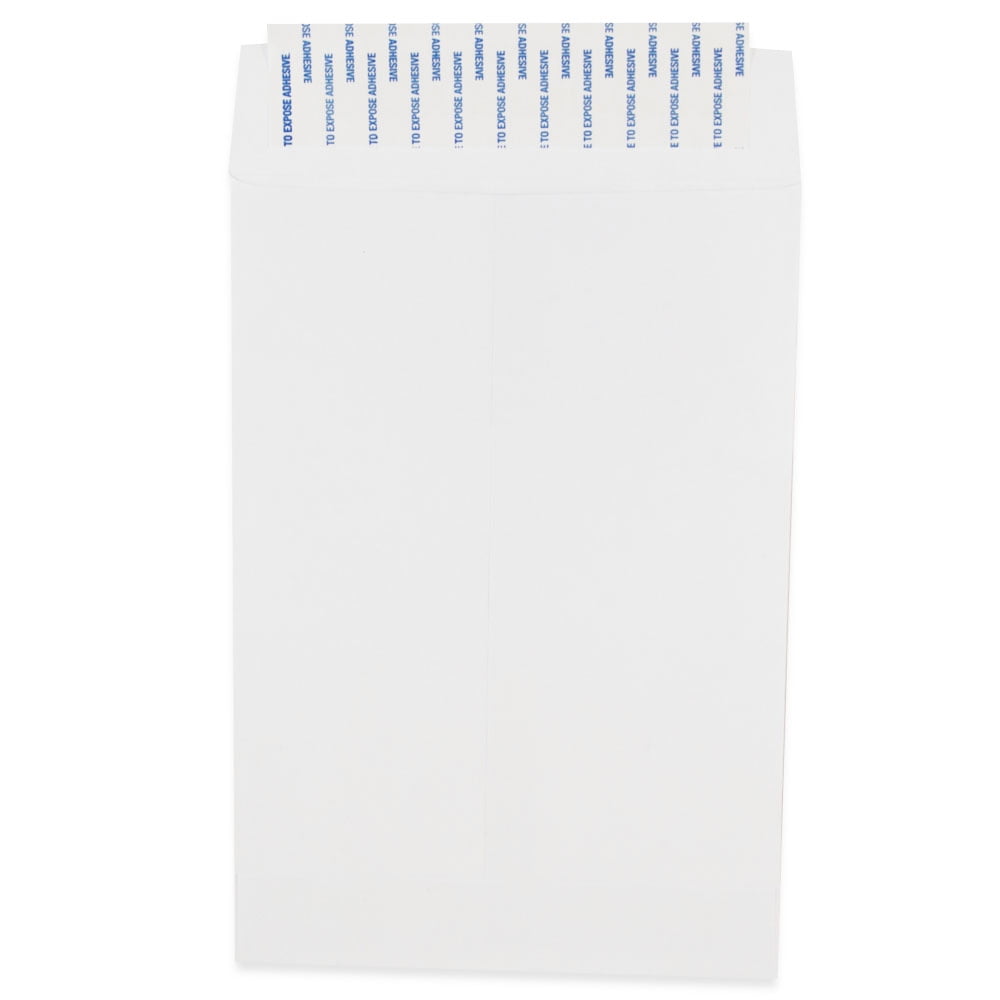 JAM Paper 6 1/2 x 9 1/2 Open End Commercial Envelopes with Peel and Seal Closure, White, Bulk 500/Box - Image 2