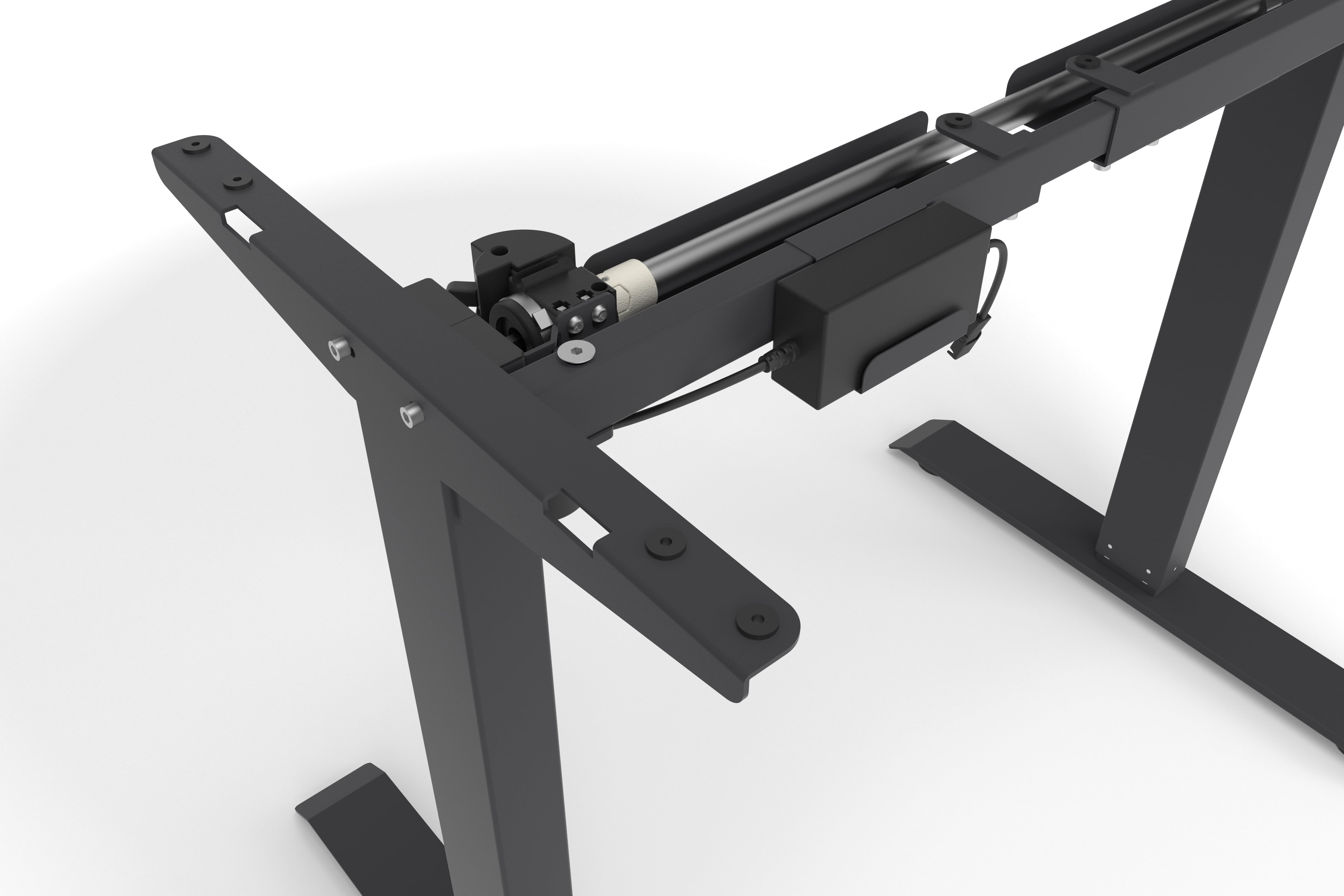 HON Basyx Commercial-Grade Electric Height Adjustable Desk Base 28" to 47" - Image 4