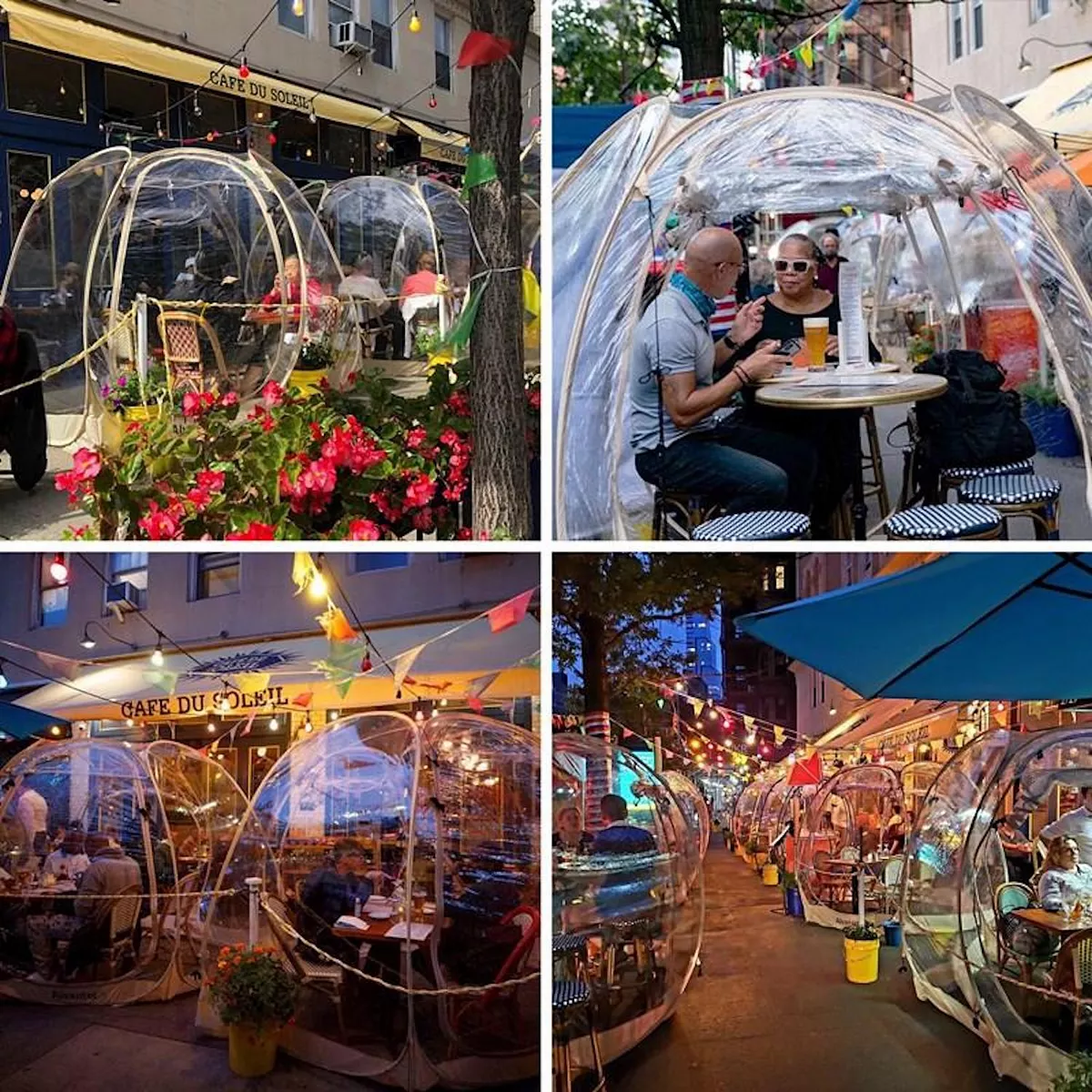 Alvantor Bubble Tent Pop up Canopy Family Camping Gazebo 10'Lx10W'x7'H Beige - Image 15