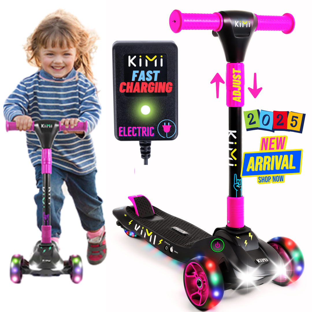 KIMI 3-Wheel Compact Electric Scooter for Children Ages 3-9, LED Safety Lights, 5MPH, 10-Mile Range - Image 32