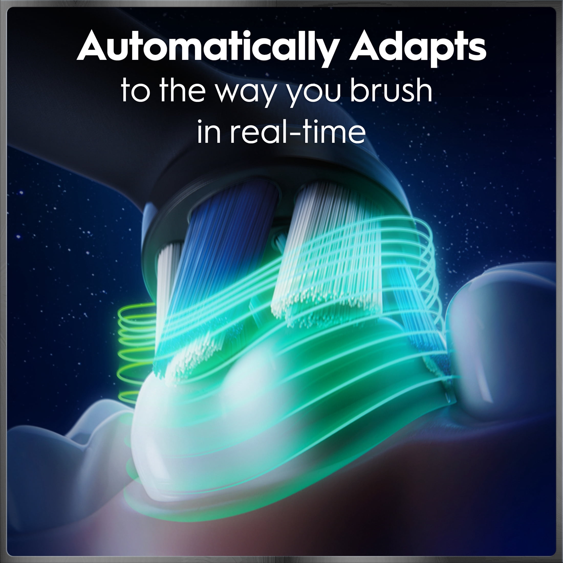 Oral-B Toothbrush, iO Series 10 Rechargeable Electric Toothbrush with (2) Ultimate Clean and (2) Gentle Care Replacement Brush Heads, Black, and Charger - Image 4