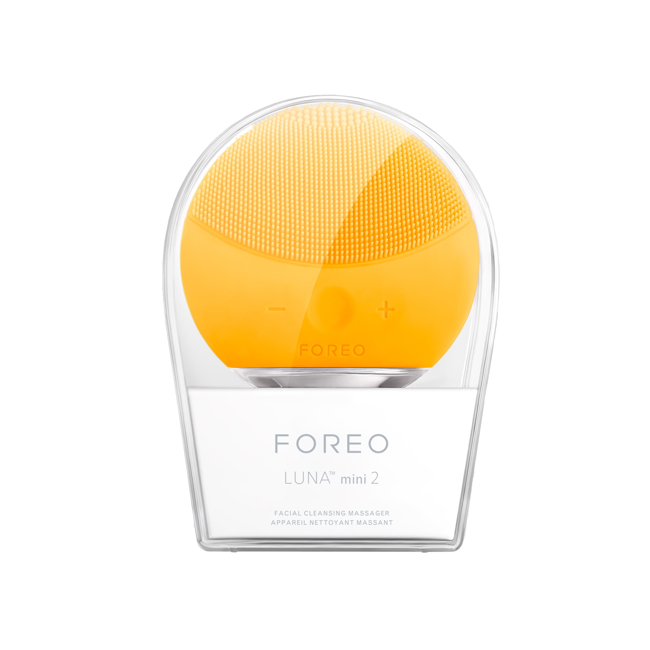 FOREO LUNA Mini 2 Facial Cleansing Brush for All Skin Types with Gentle Exfoliation and Sonic Cleansing, Sunflower Yello - Image 2