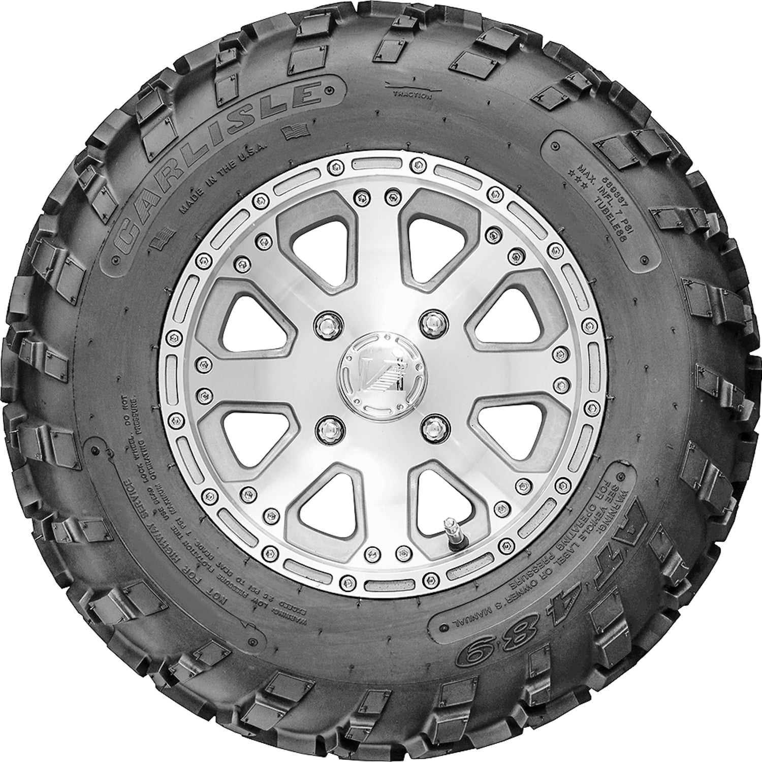 Carlstar AT489 24X9-11 45F 3* ATV/UTV Tire - Image 6