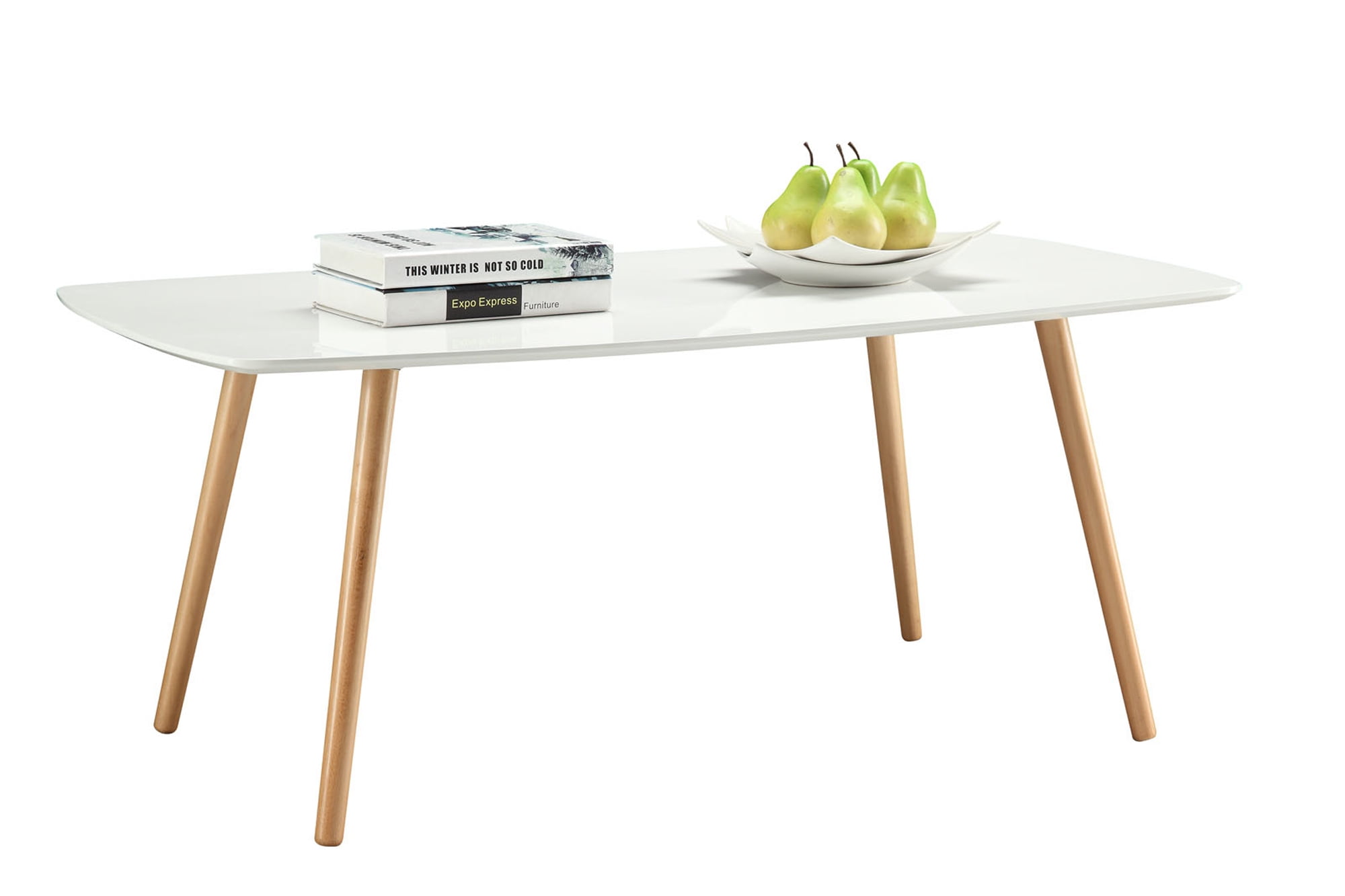 Convenience Concepts Oslo Coffee Table, White - Image 3