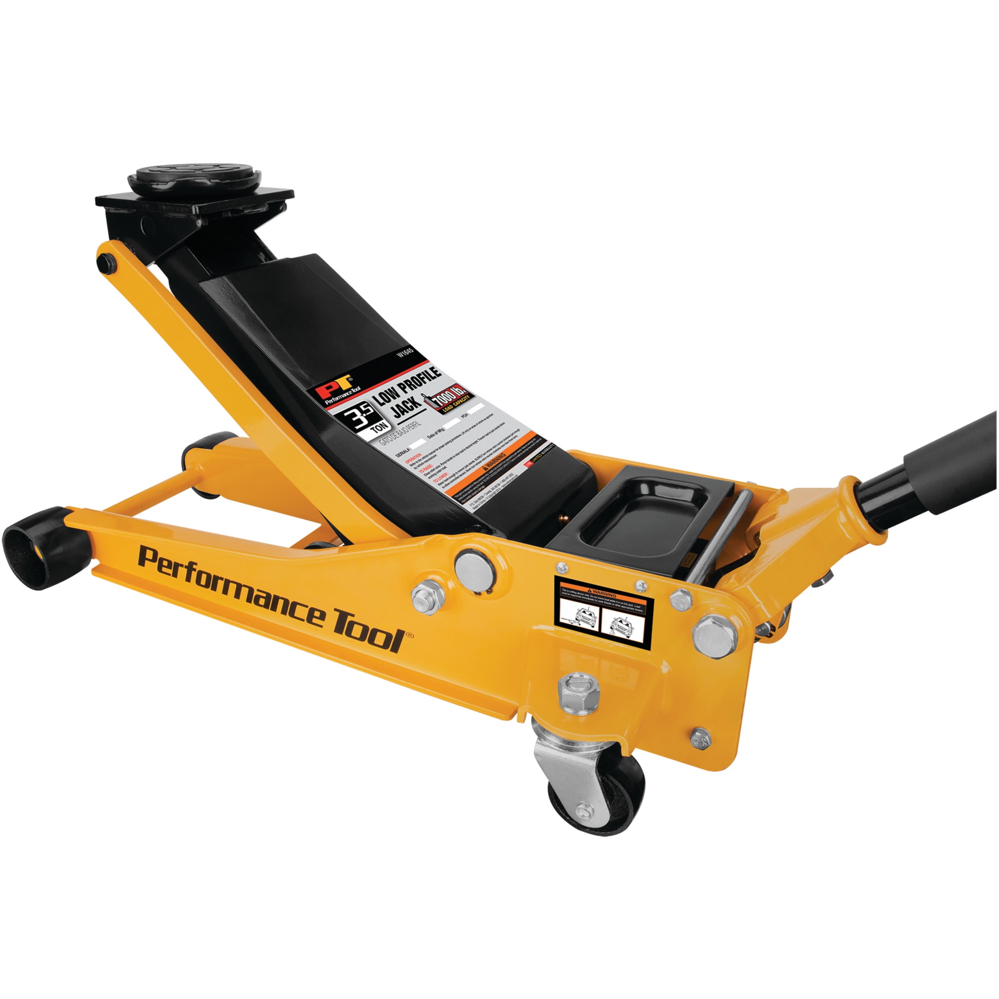 Performance Tool W1645 Professional Low-Profile Swiveling Floor Jack, 3.5-Ton Capacity, Lift Range 3-1/2-Inch to 20-1/2-Inch - Image 5