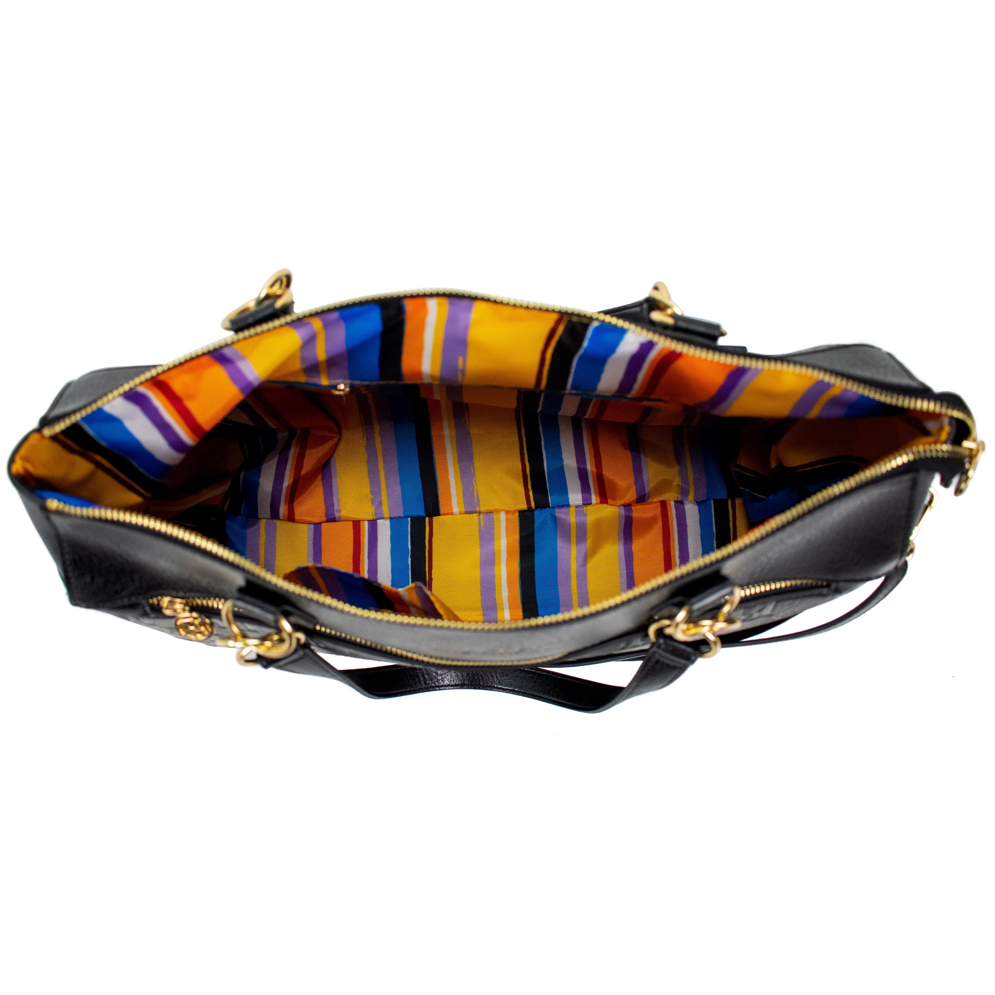 Badgley Mischka Women's Madalyn Vegan Leather Unisex Travel Tote Weekender Duffle Bag (Black) - Image 3