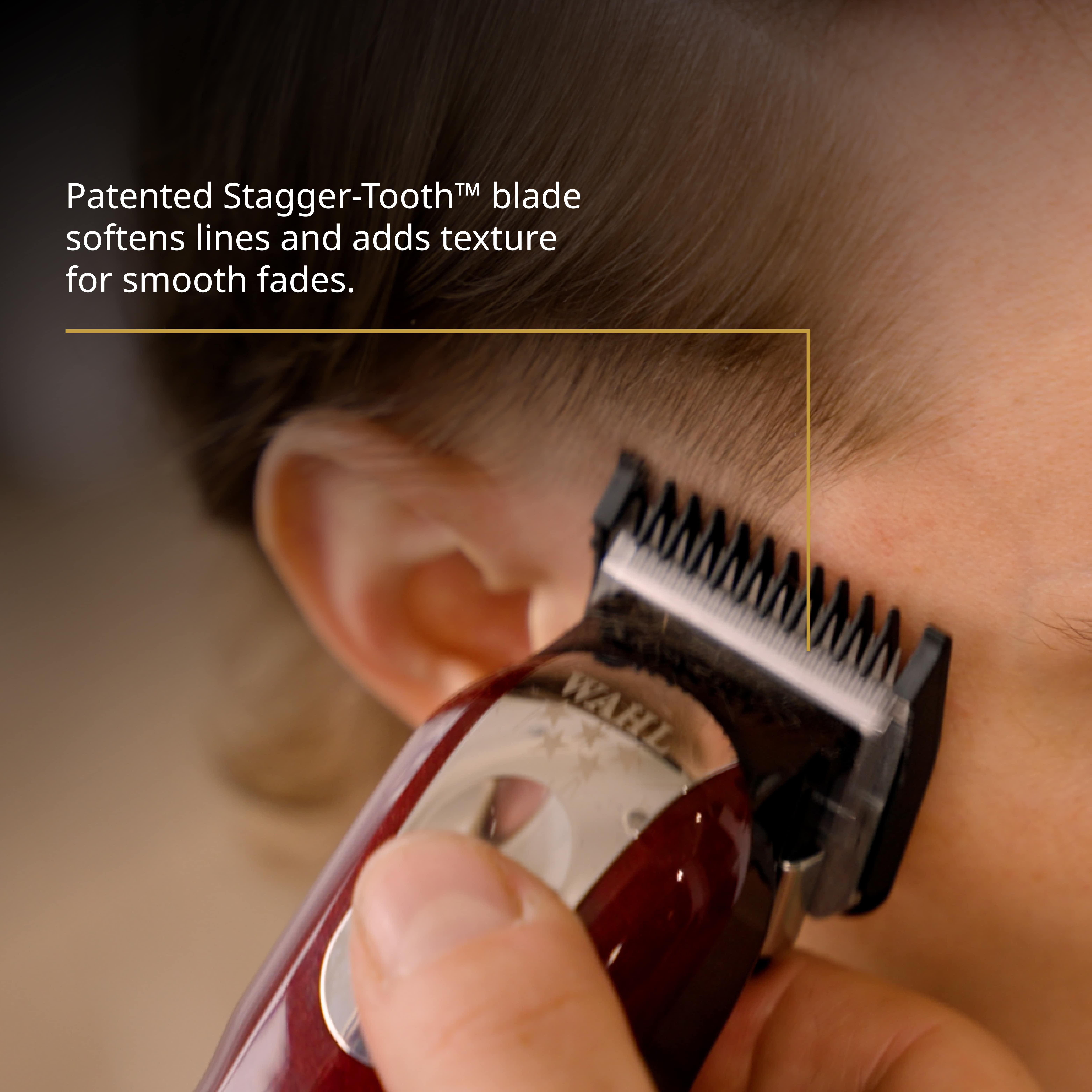 Wahl Professional 5 Star Cordless Magic Clip Hair Clipper with Stagger-Tooth Blade and 100+ Minute Run Time – Model 8148 - Image 3