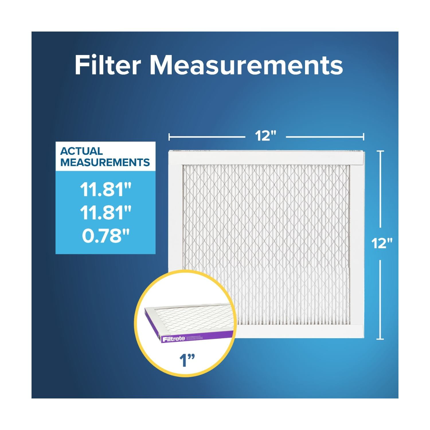 Filtrete 12x12x1 HVAC Furnace Air Filter, MPR 1500 MERV 12, Allergen, Bacteria, Virus, 4 Pack - Image 9