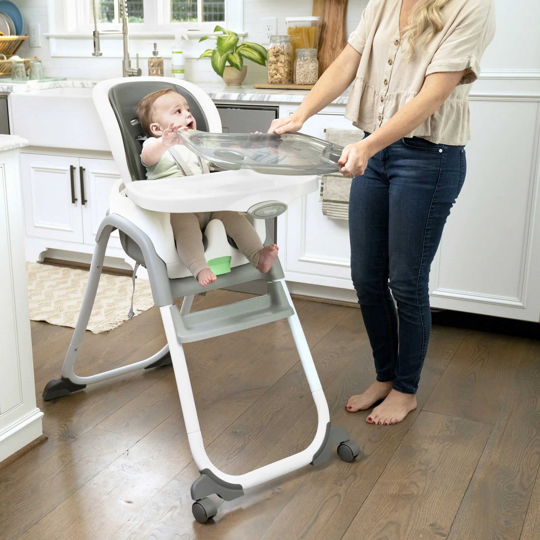Full Course SmartClean 6-in-1 High Chair – Unisex, Baby to 5 Years Old, SmartClean EVA Foam - Image 5