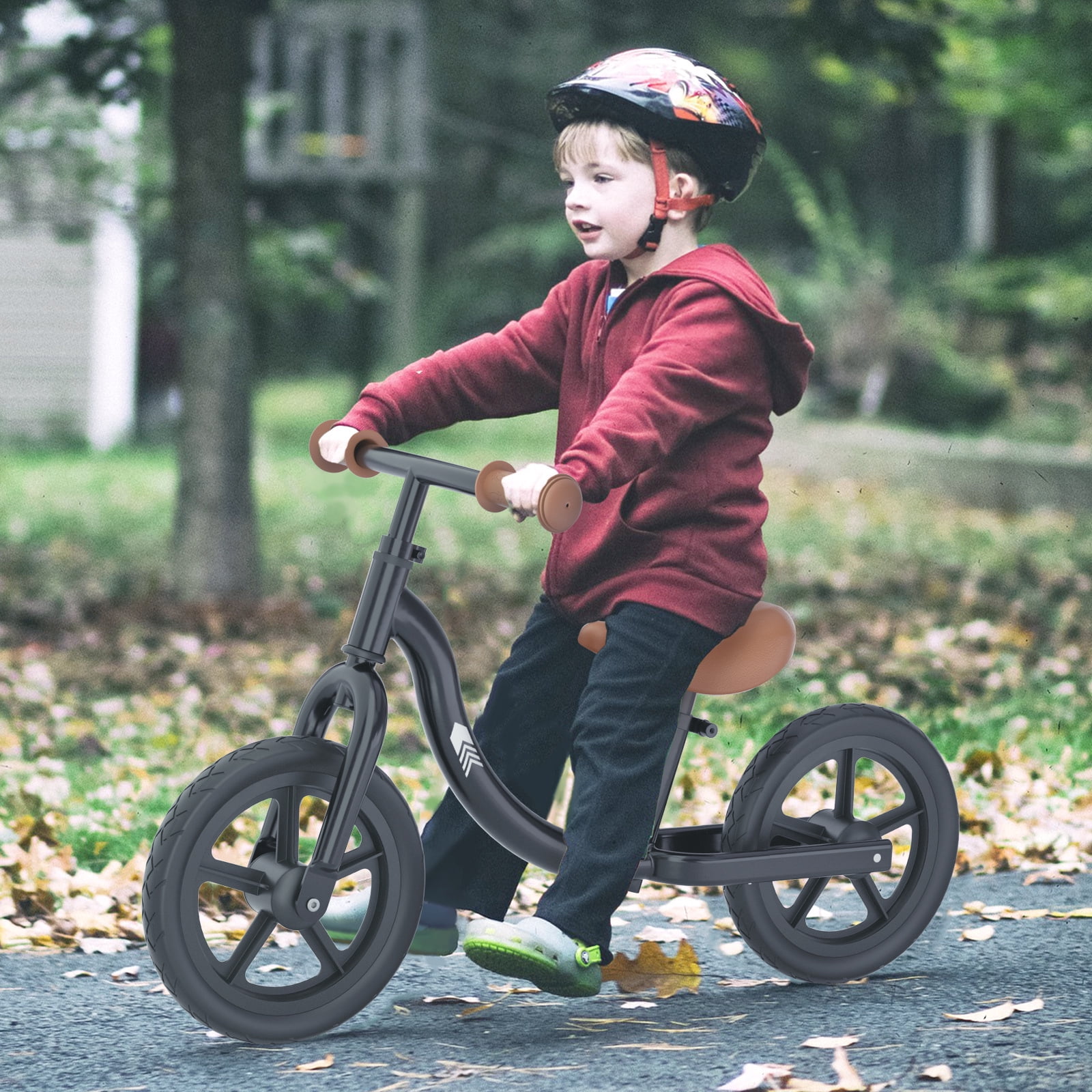 KORIMEFA Toddler Balance Bike - Lightweight Kids Toy Bike for 2, 3, 4, and 5 Year Old Boys Girls - No Pedal Training Bicycle with Adjustable Handlebar and Seat, Black - Image 8