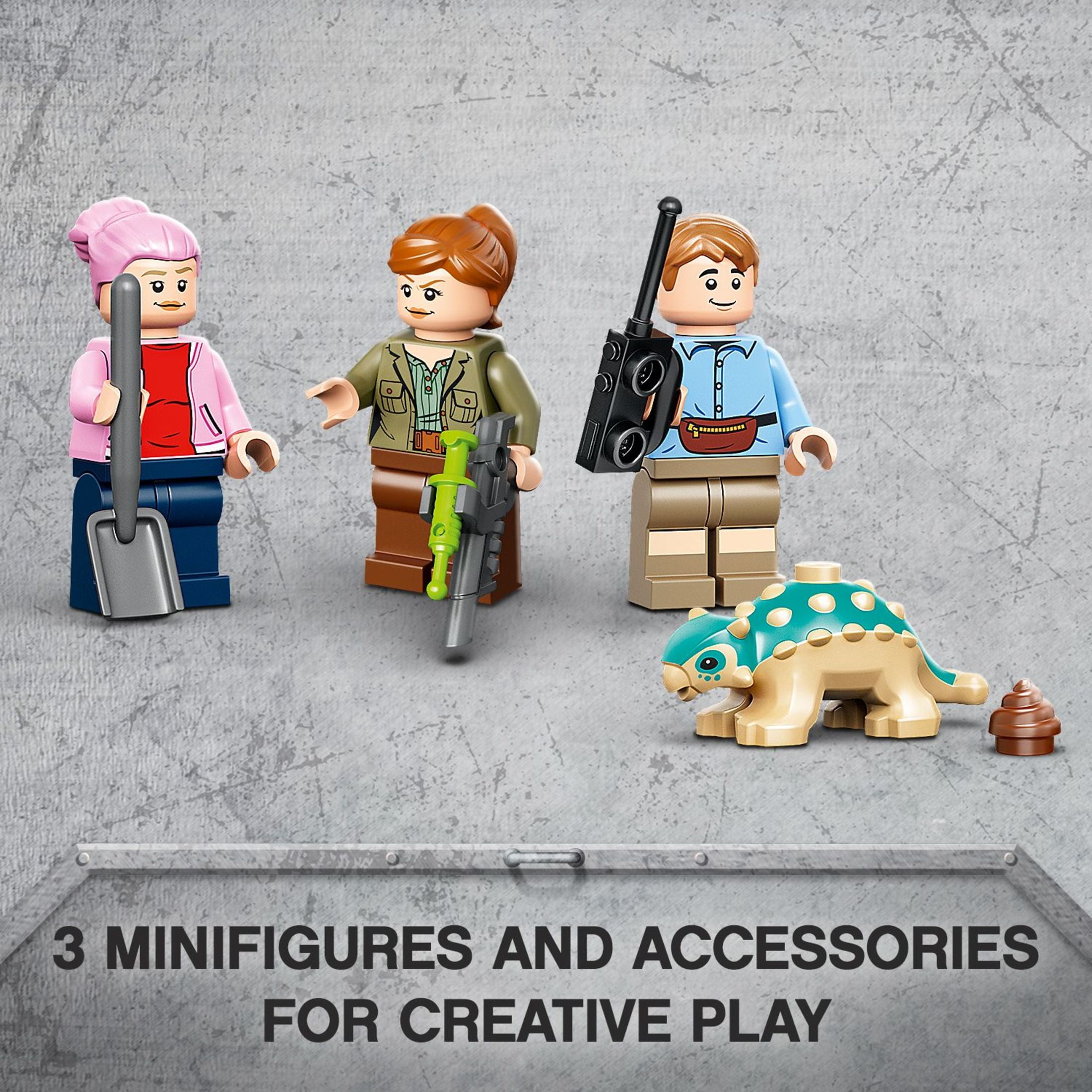 LEGO Jurassic World Stygimoloch Dinosaur Escape 76939 Building Toy Playset for Kids (129 Pieces) - Image 3