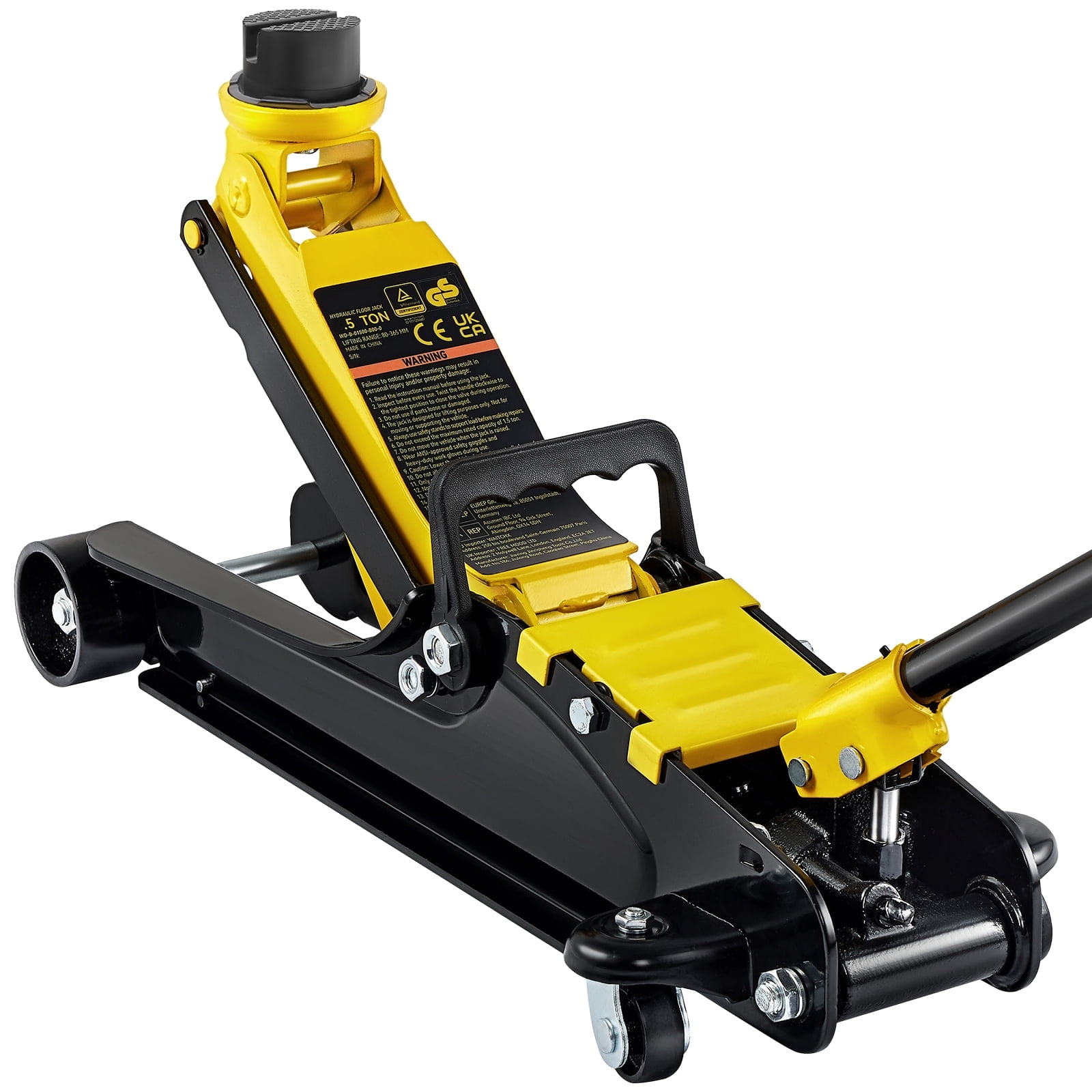 KFFKFF Low Profile Floor Jack , 2.5 Ton Slim Profile, Durable Steel Racing Lift with Single Piston Pump, Range 3.35"-14.96" - Image 7