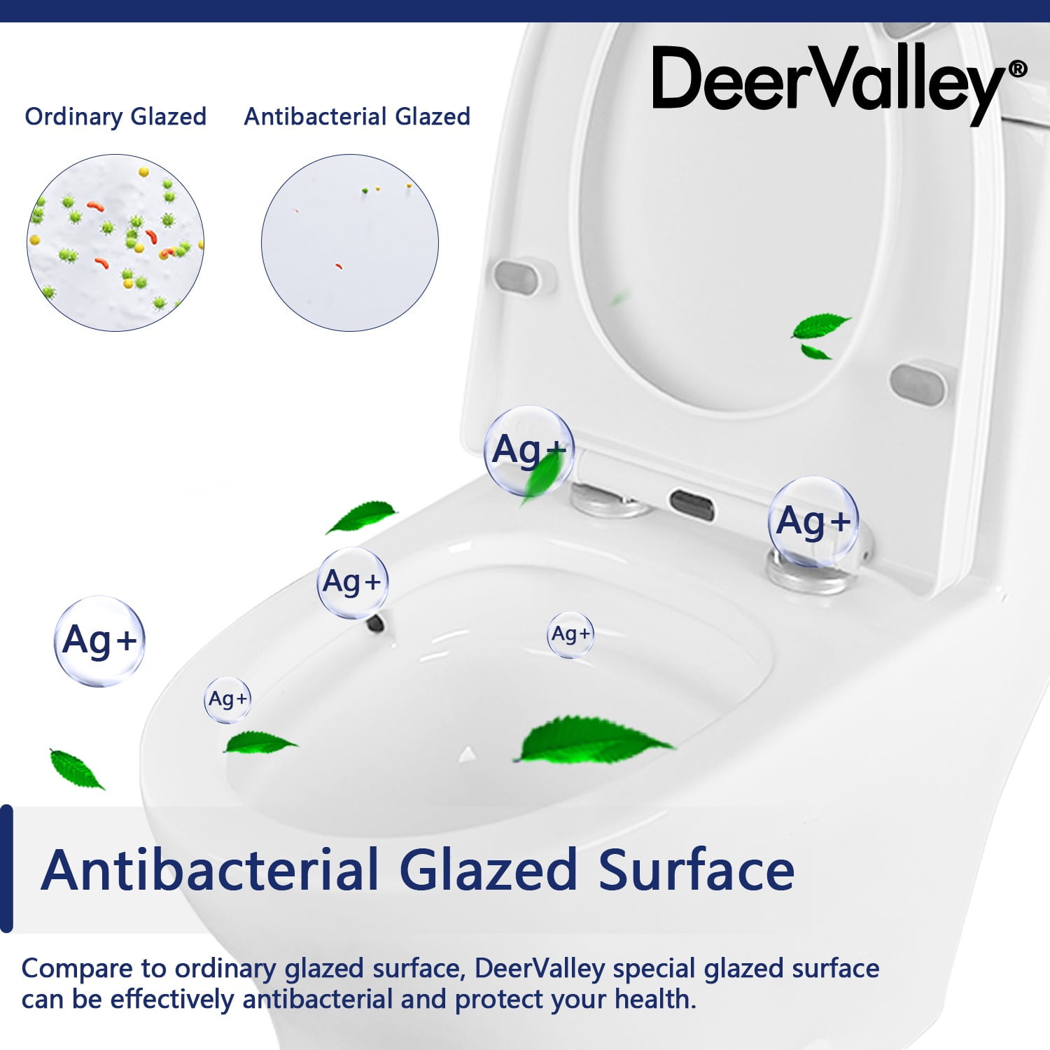 DV-1F0073 Ally Bathroom Toielt, One-Piece Toielt Dual-Flush Elongated Floor Mounted Toilet with White Glazed Surface(Seat Included) - Image 11