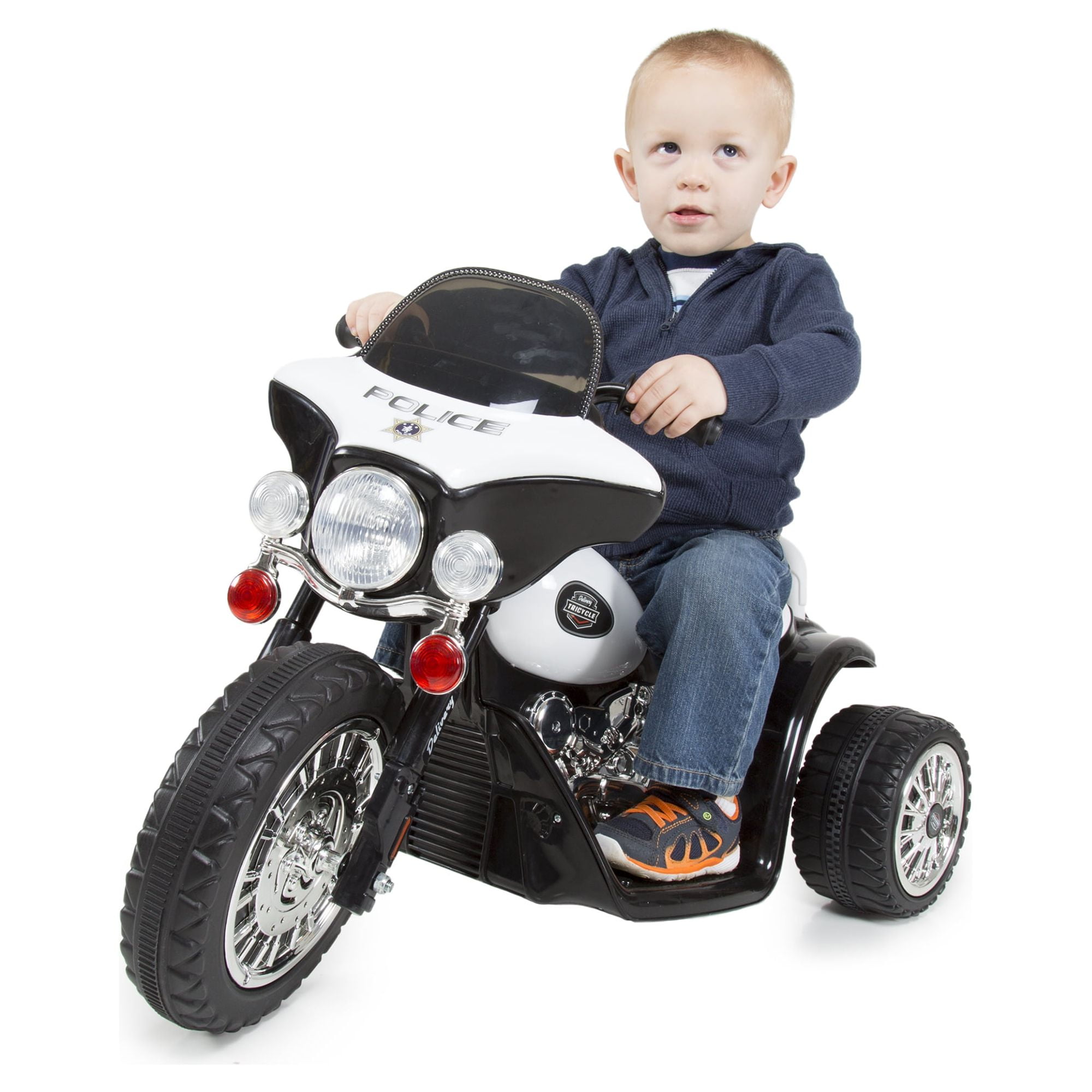 Lil' Rider 3-Wheel Kids Motorcycle with Police Decals - For Ages 3 to 6 - Image 6