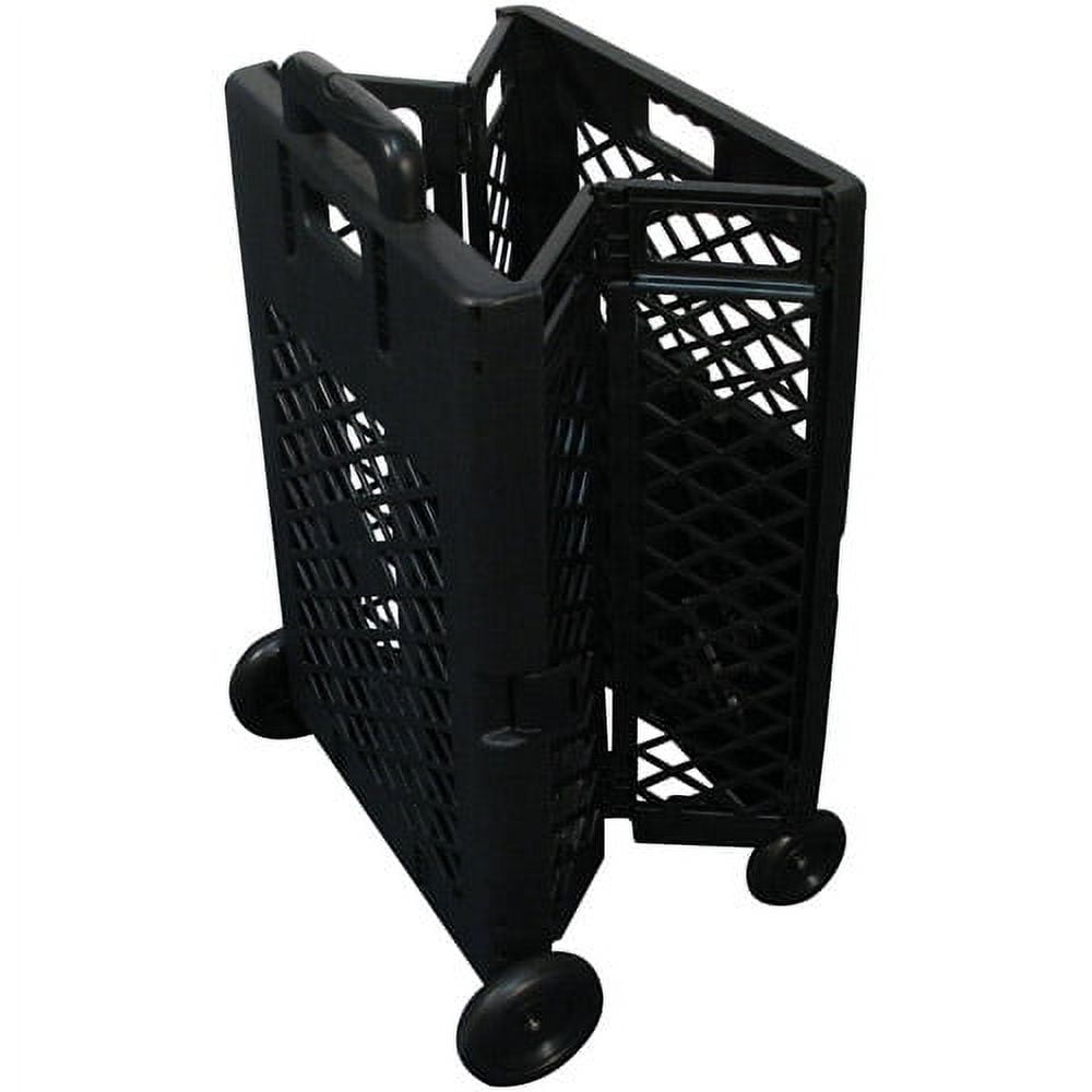 Olympia Tools Pack n Roll Utility Rolling Cart, 55-pound Capacity, Black - Image 4