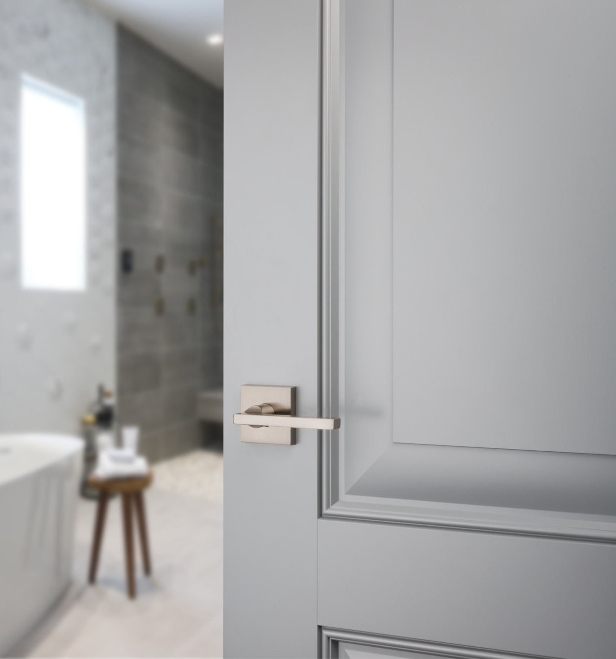 PV.SQU.CSR.150.6L.DS Square / Square Privacy - Satin Nickle - Image 2