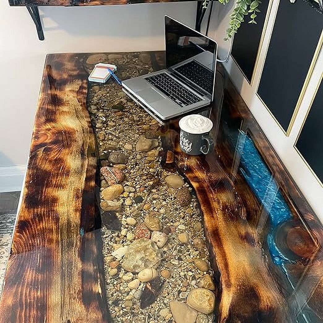 EasyPour Epoxy 1 Gallon Kit - Crystal Clear High Gloss Resin and Hardener, 2 Mixing Cups, Silicone Spatula, Plastic Spreader - Make Wood Tabletops, Epoxy Countertop Resin, Epoxy Castings - Image 12