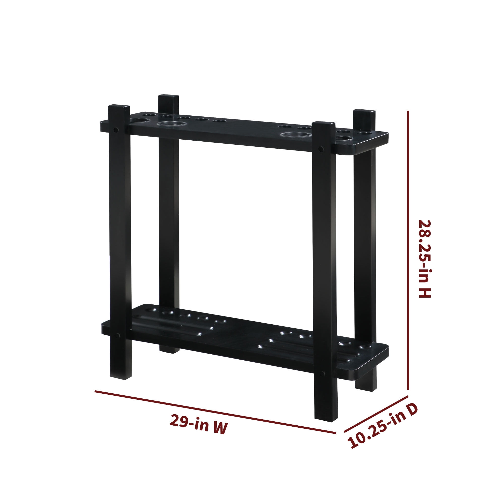 Hathaway Classic Floor Billiard Pool Cue Rack - Image 5