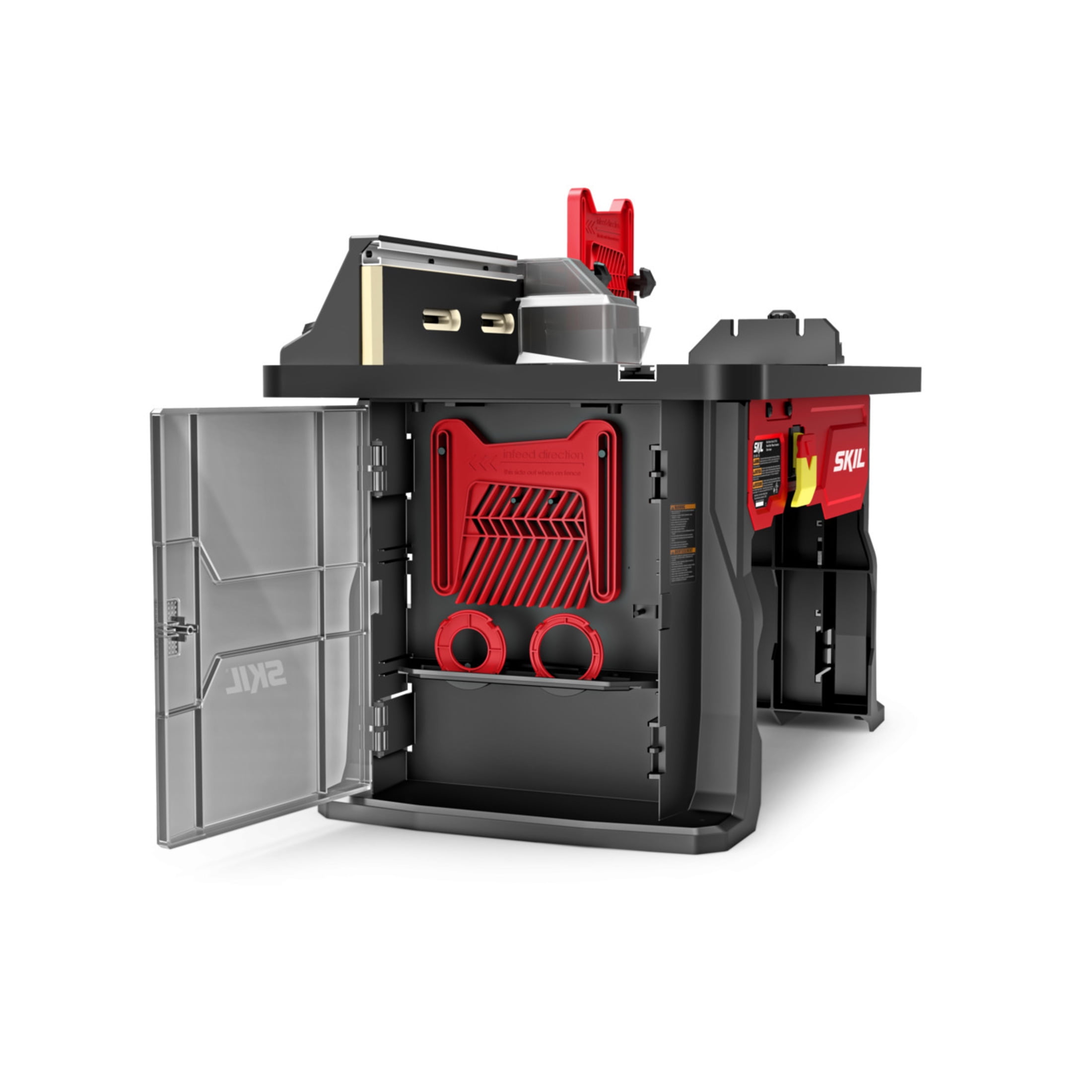 SKIL SRT1039 Benchtop Portable Router Table with Dual Sided Integrated Bit Storage - Image 5