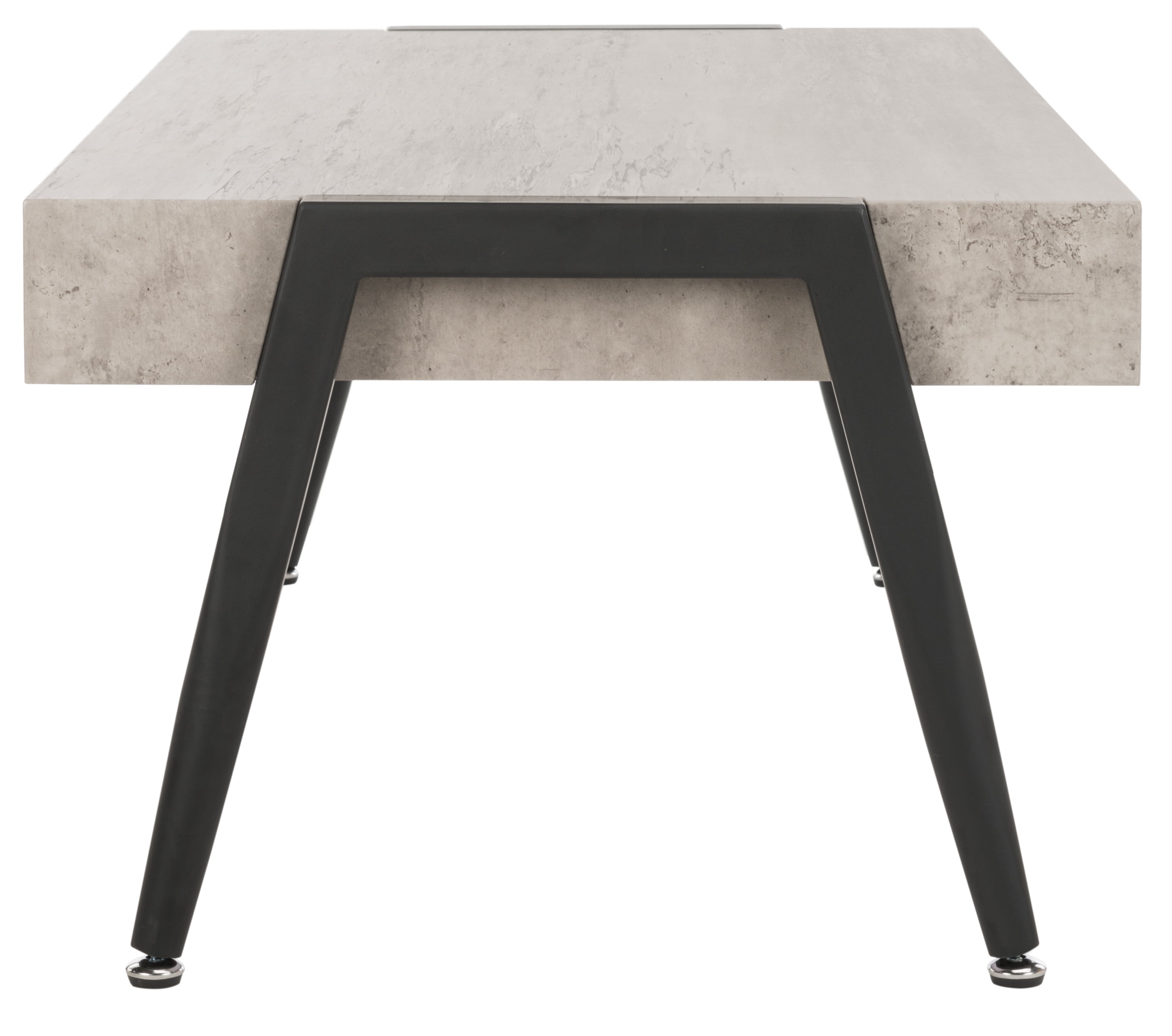 SAFAVIEH Cameron Rectangular Mid-Century Coffee Table, Light Grey - Image 7